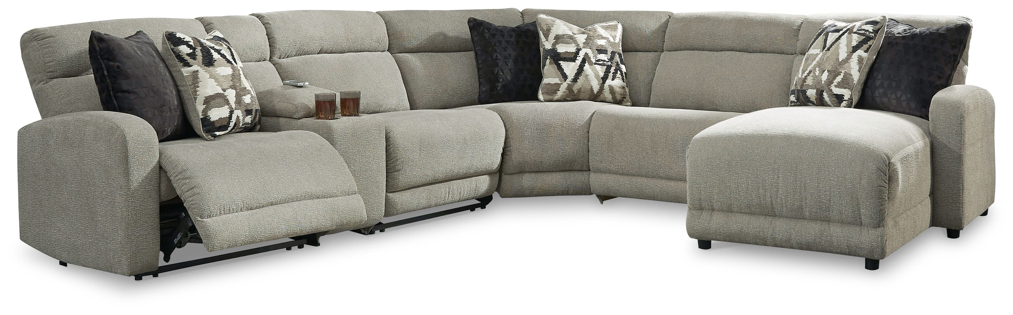 Ashley Colleyville Power Reclining Sectional-Signature Design by Ashley®-American Furniture Outlet