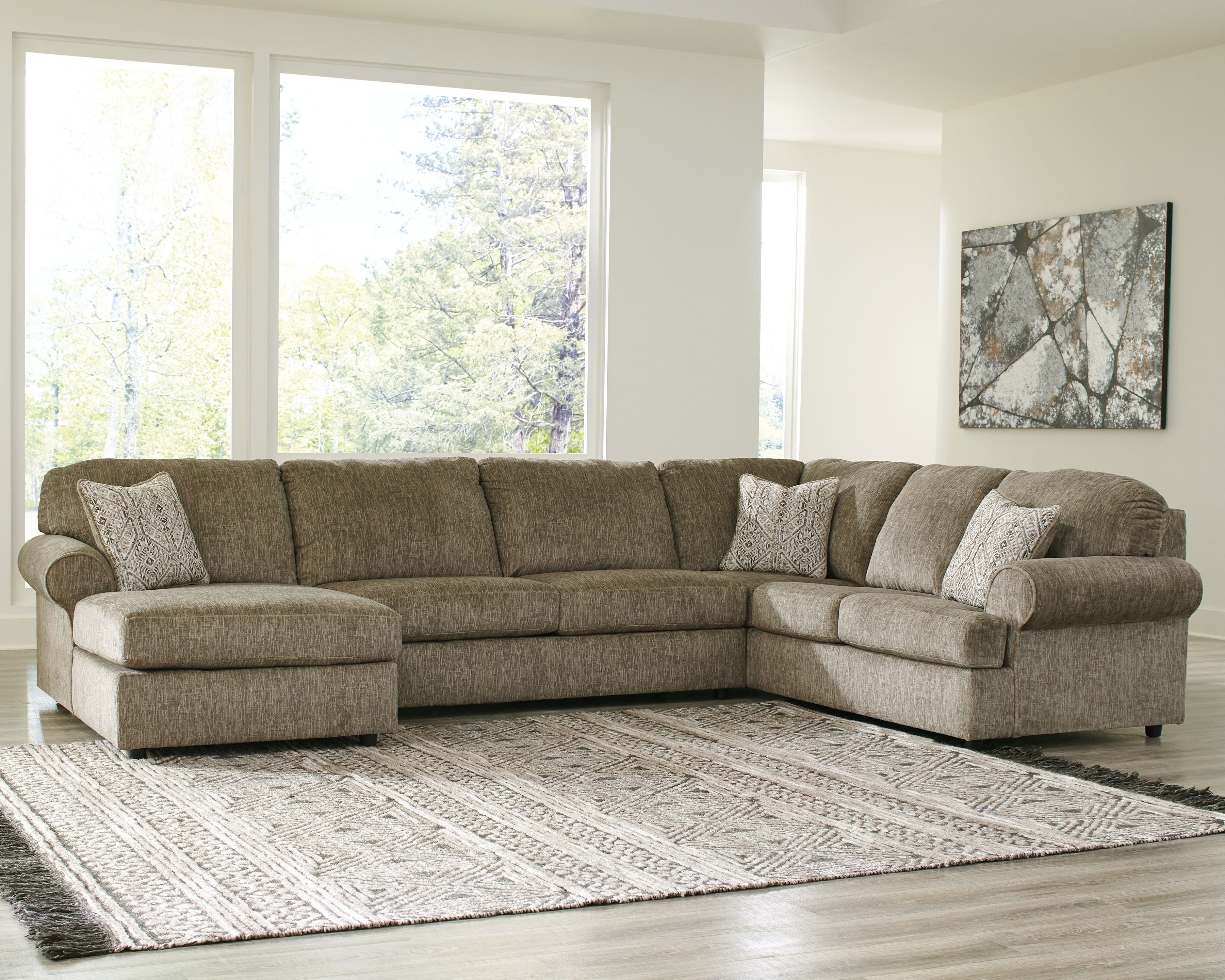 Ashley Hoylake 3-Piece U Shaped Sectional-Signature Design by Ashley®-American Furniture Outlet