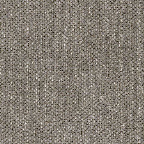 Taupe woven fabric upholstery swatch with small repeating texture pattern.