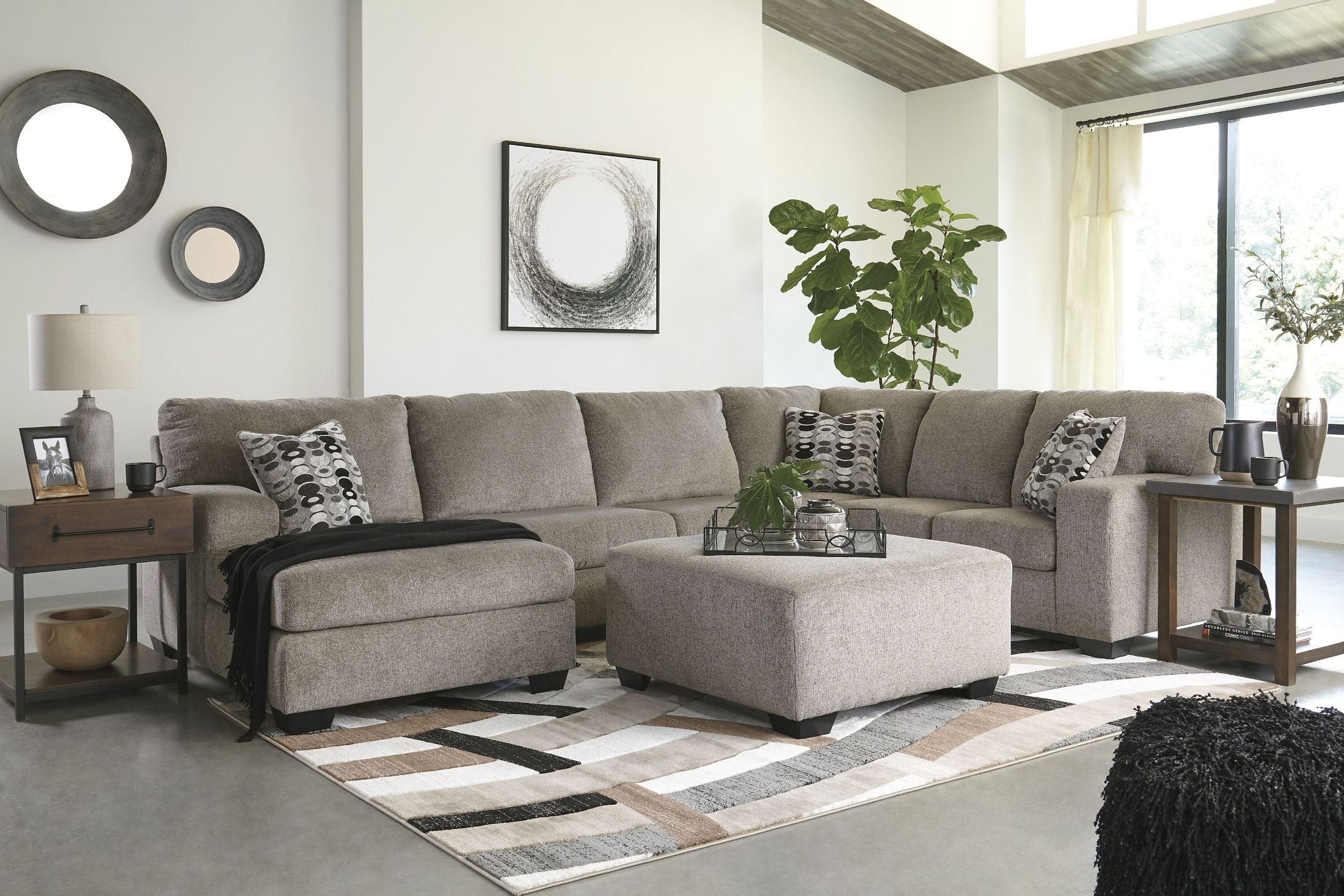 Ballinasloe 3 Piece Sectional With Chaise-Signature Design by Ashley®-American Furniture Outlet