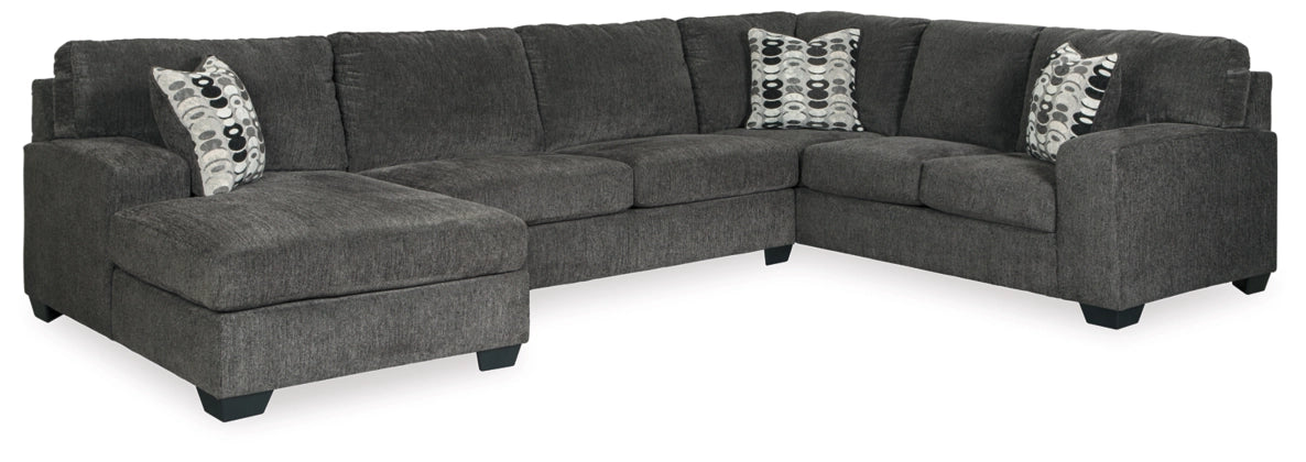 Ballinasloe 3 Piece Sectional With Chaise-Signature Design by Ashley®-American Furniture Outlet