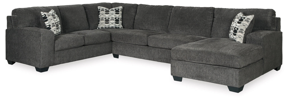 Ballinasloe 3 Piece Sectional With Chaise-Signature Design by Ashley®-American Furniture Outlet