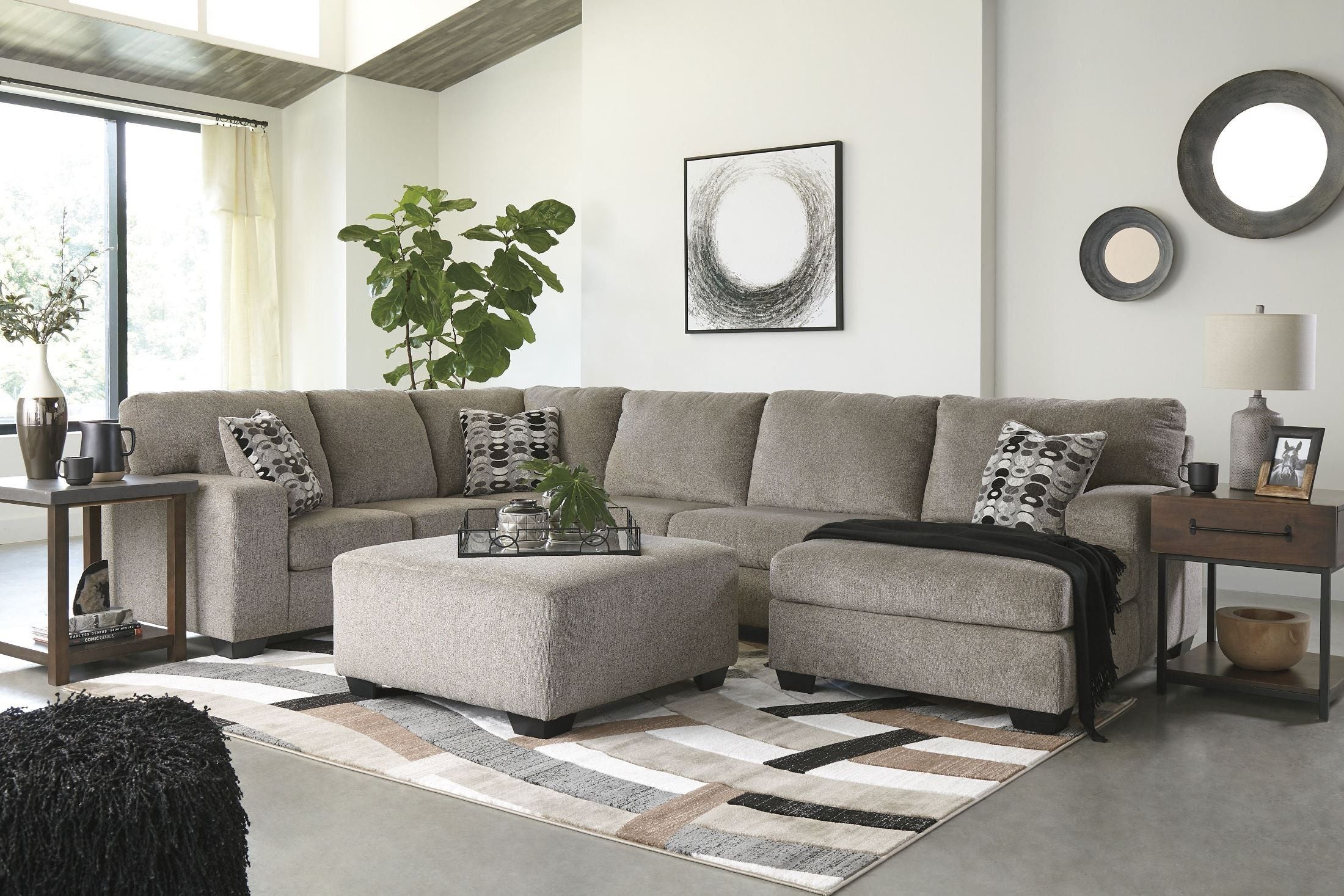 Ballinasloe 3 Piece Sectional With Chaise-Signature Design by Ashley®-American Furniture Outlet