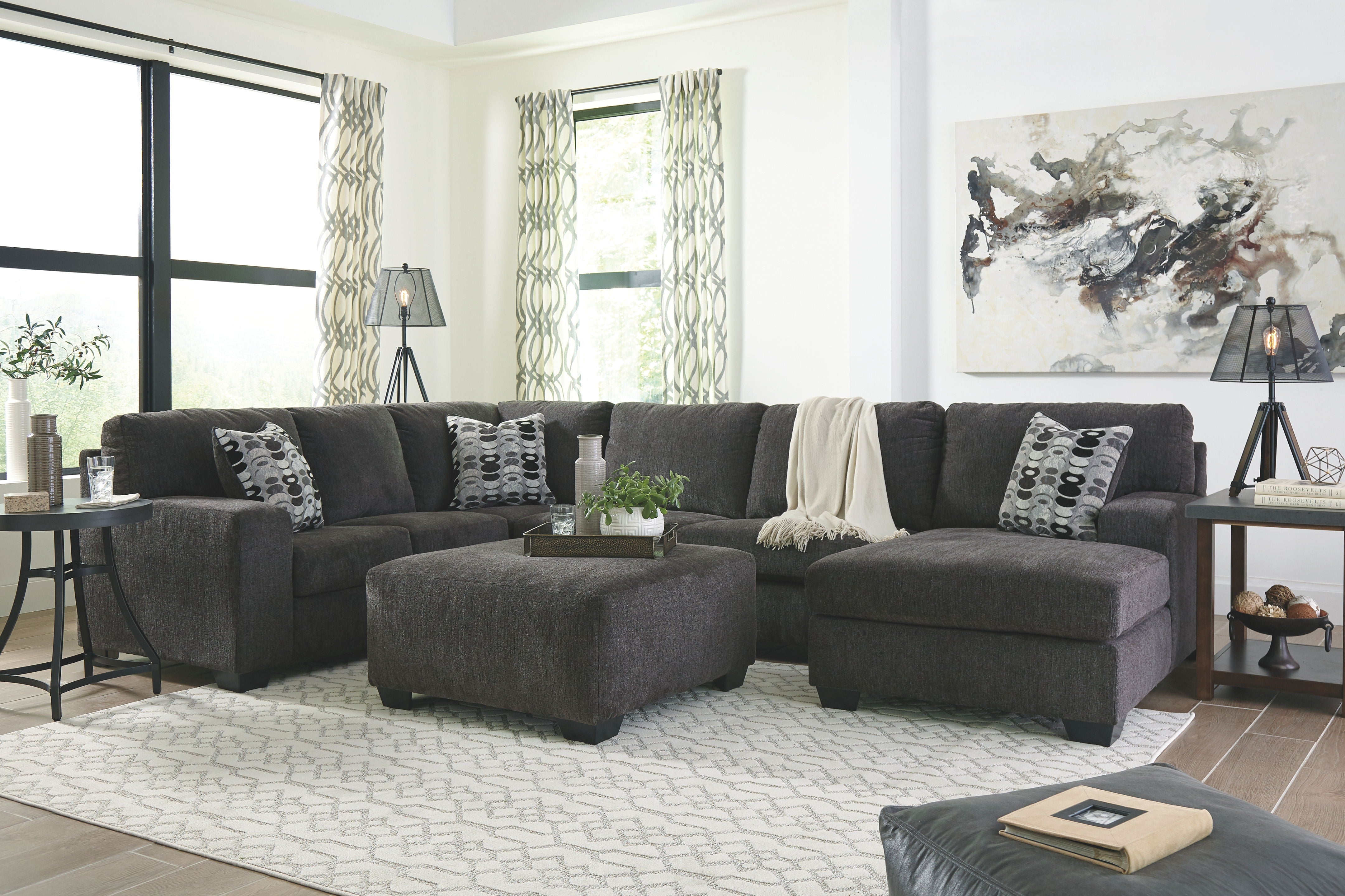 Ballinasloe 3 Piece Sectional With Chaise-Signature Design by Ashley®-American Furniture Outlet