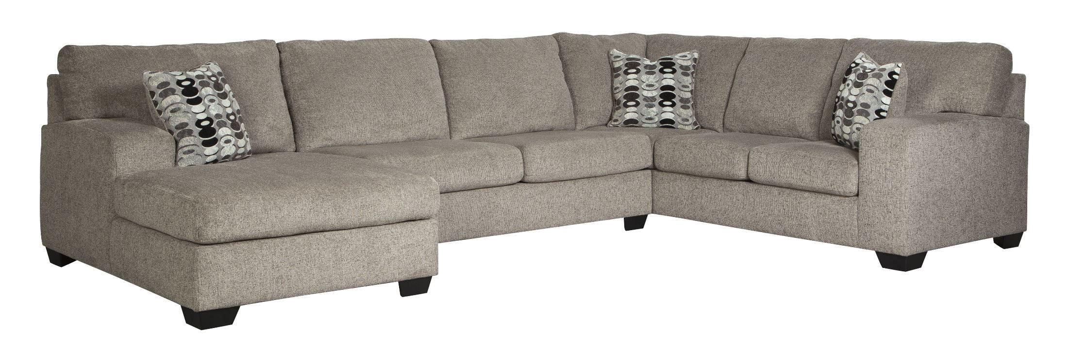 Ballinasloe 3 Piece Sectional With Chaise-Signature Design by Ashley®-American Furniture Outlet