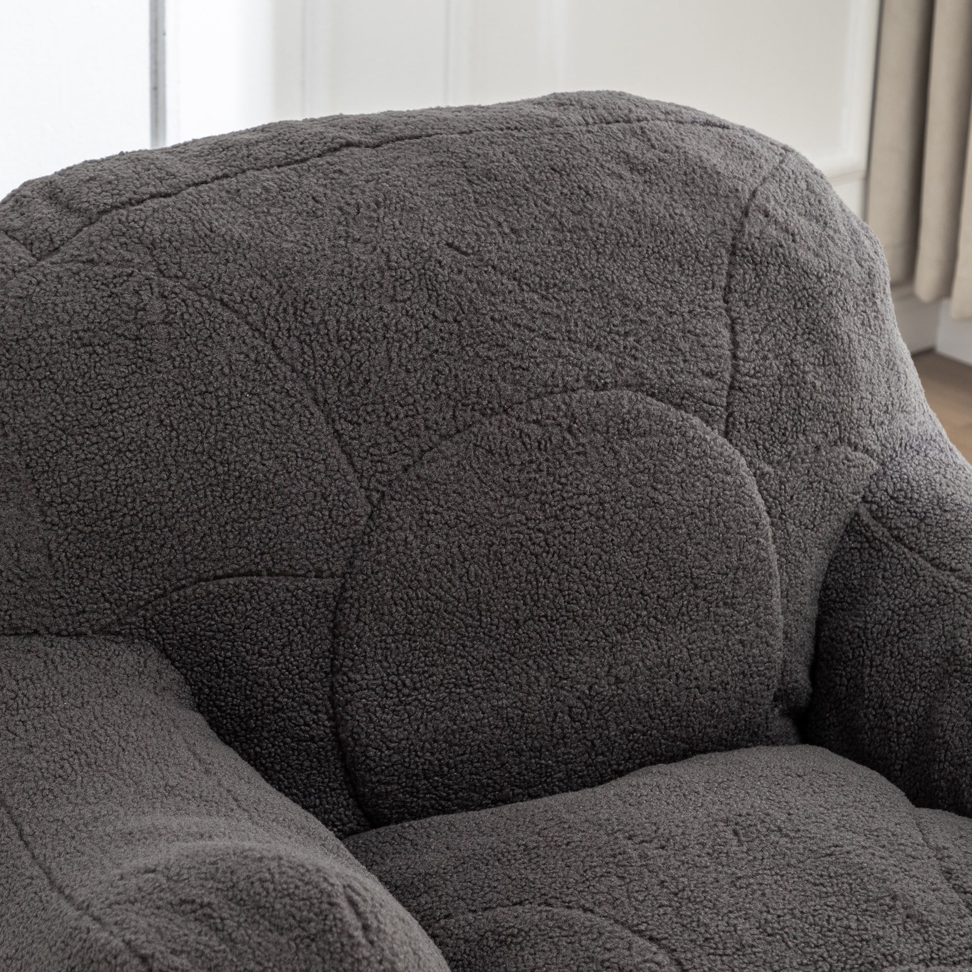 Bean Bag Chair with Memory Foam Filling-American Furniture Outlet