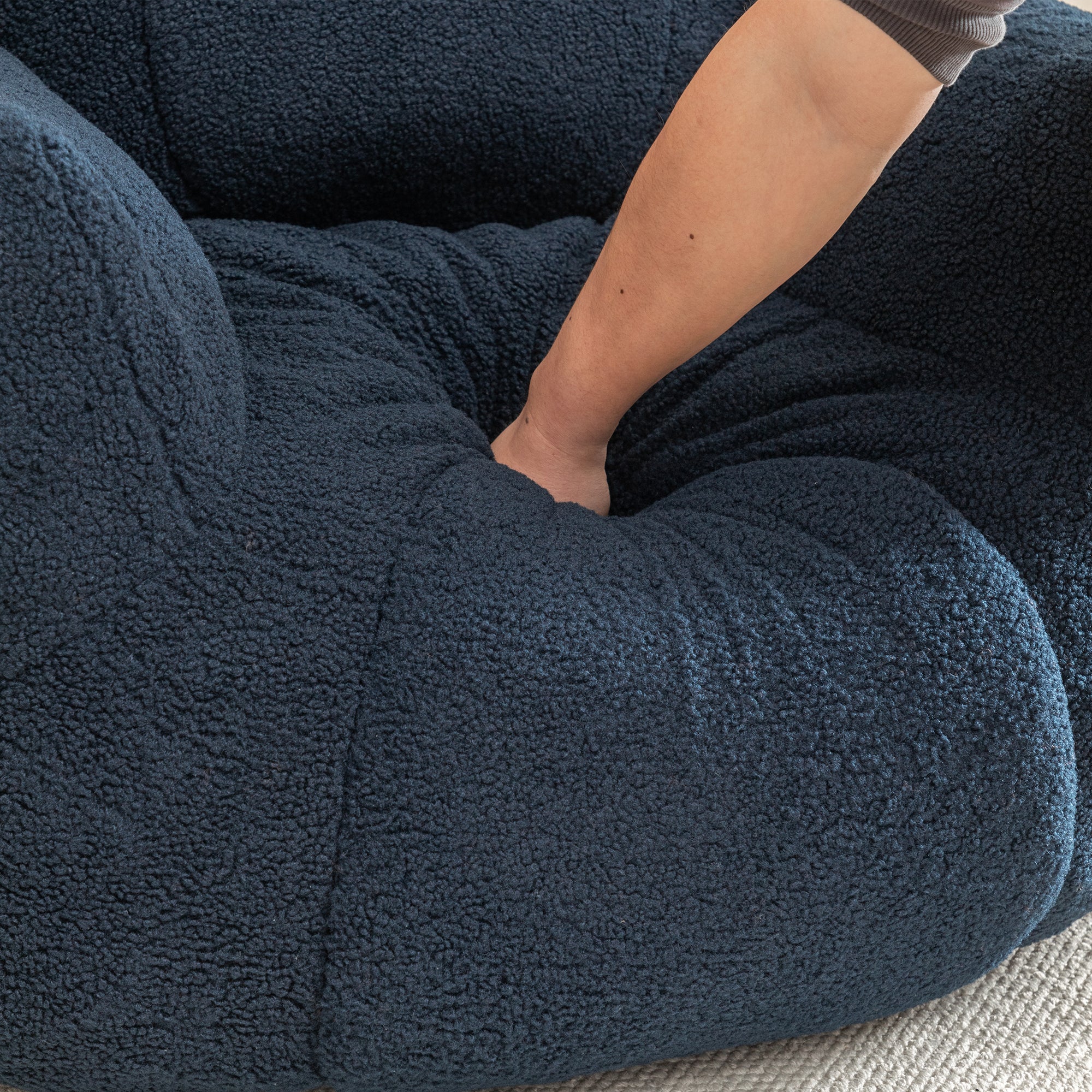 Bean Bag Chair with Memory Foam Filling-American Furniture Outlet