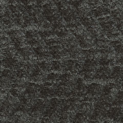 Dark charcoal upholstery fabric close-up with textured woven finish