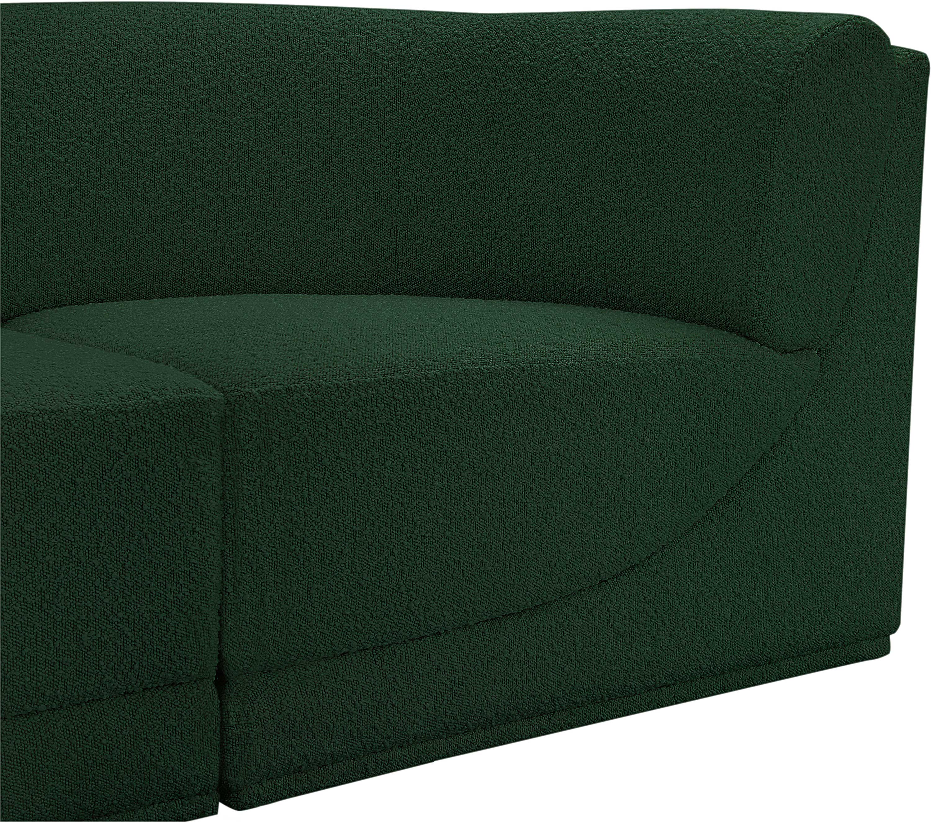 Boucle Fabric Sectional: Ollie - Luxe Comfort & Style-Meridian-American Furniture Outlet