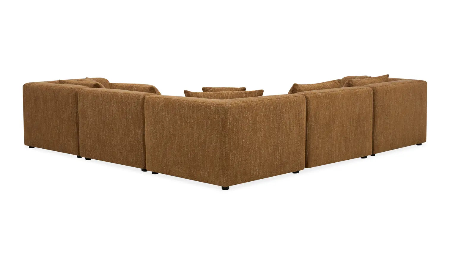 Brown L-Sectional - Modular, Lowtide Classic-Moe's Home Collection-American Furniture Outlet