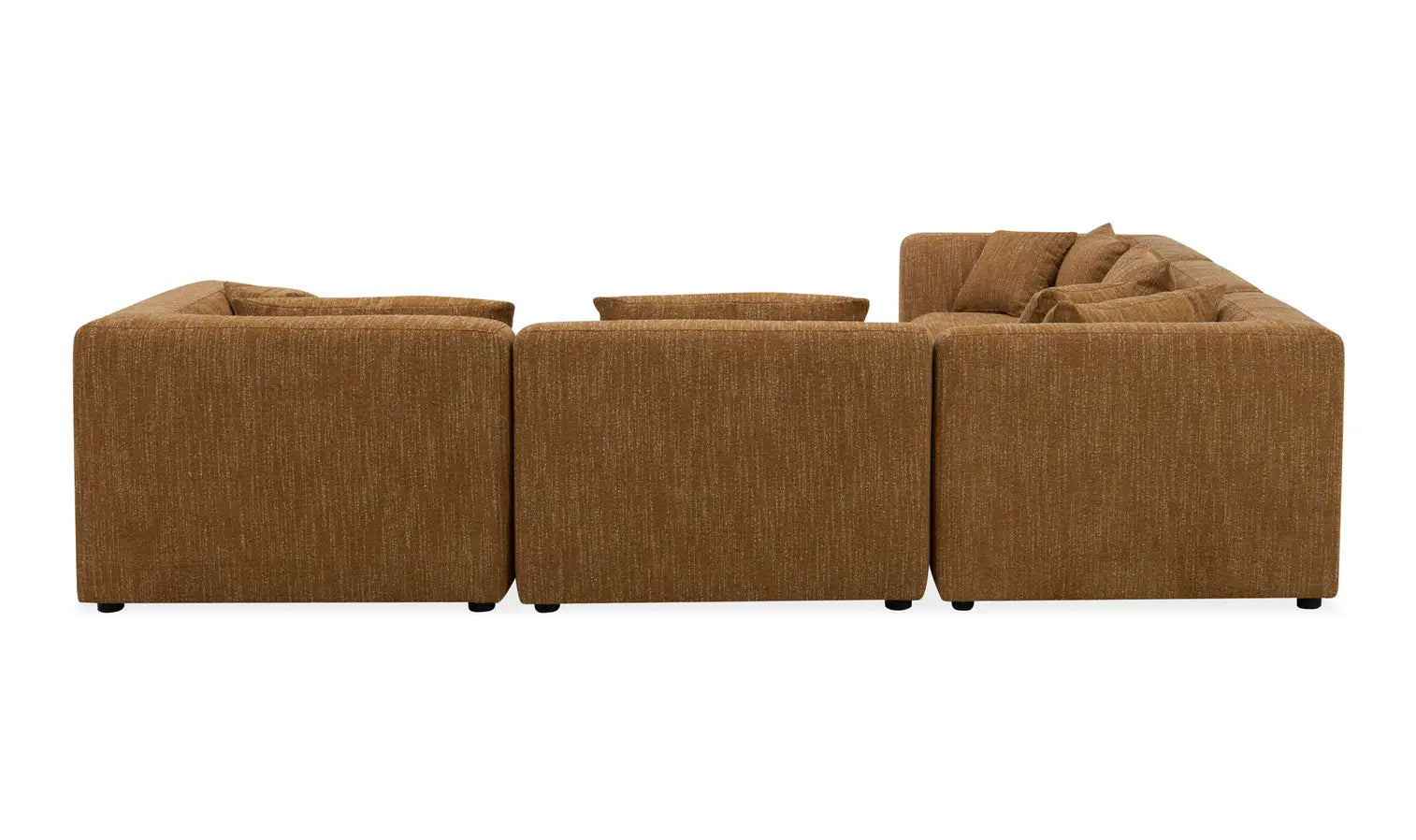 Brown L-Sectional - Modular, Lowtide Classic-Moe's Home Collection-American Furniture Outlet