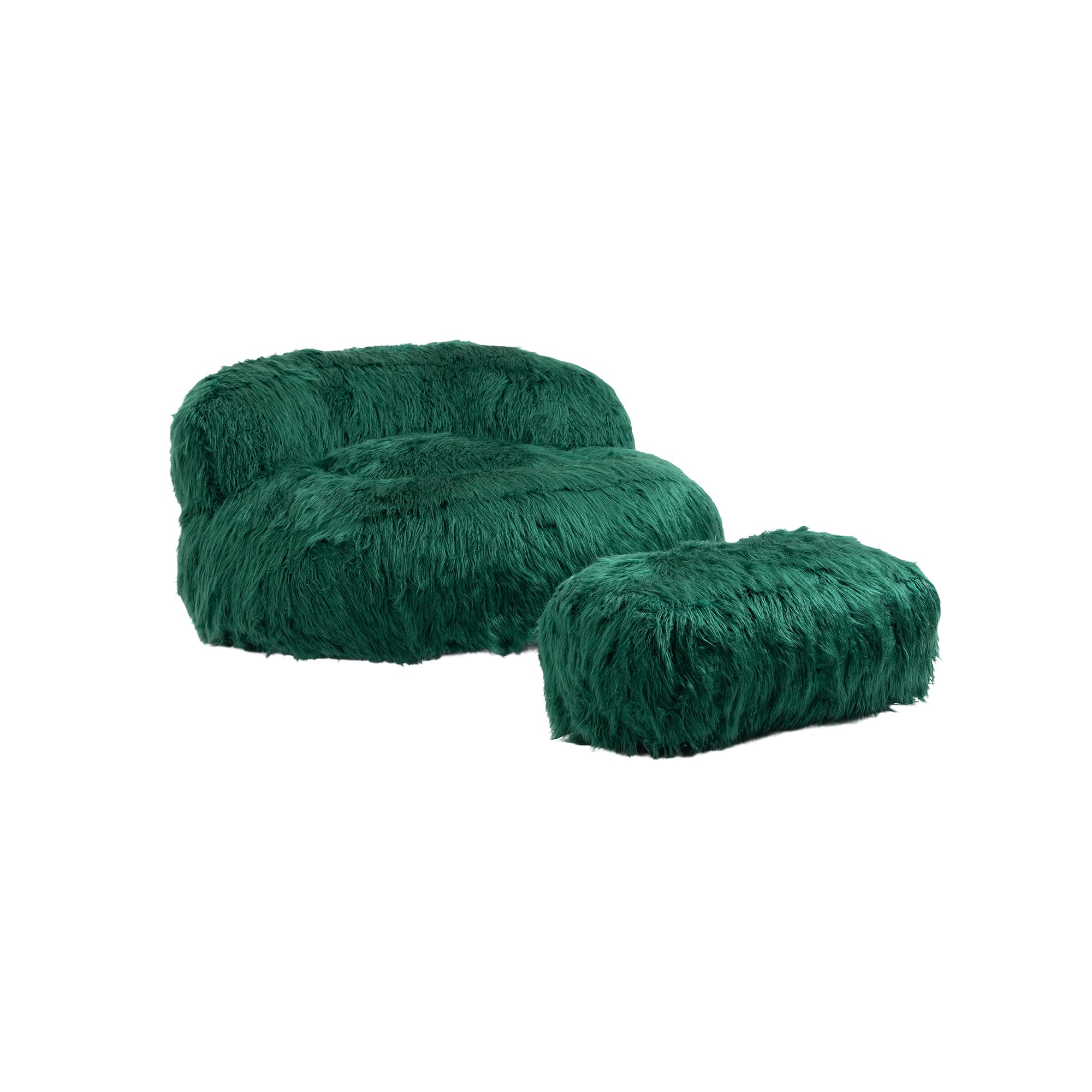 COOLMORE Bean Bag Chair with Ottoman-American Furniture Outlet