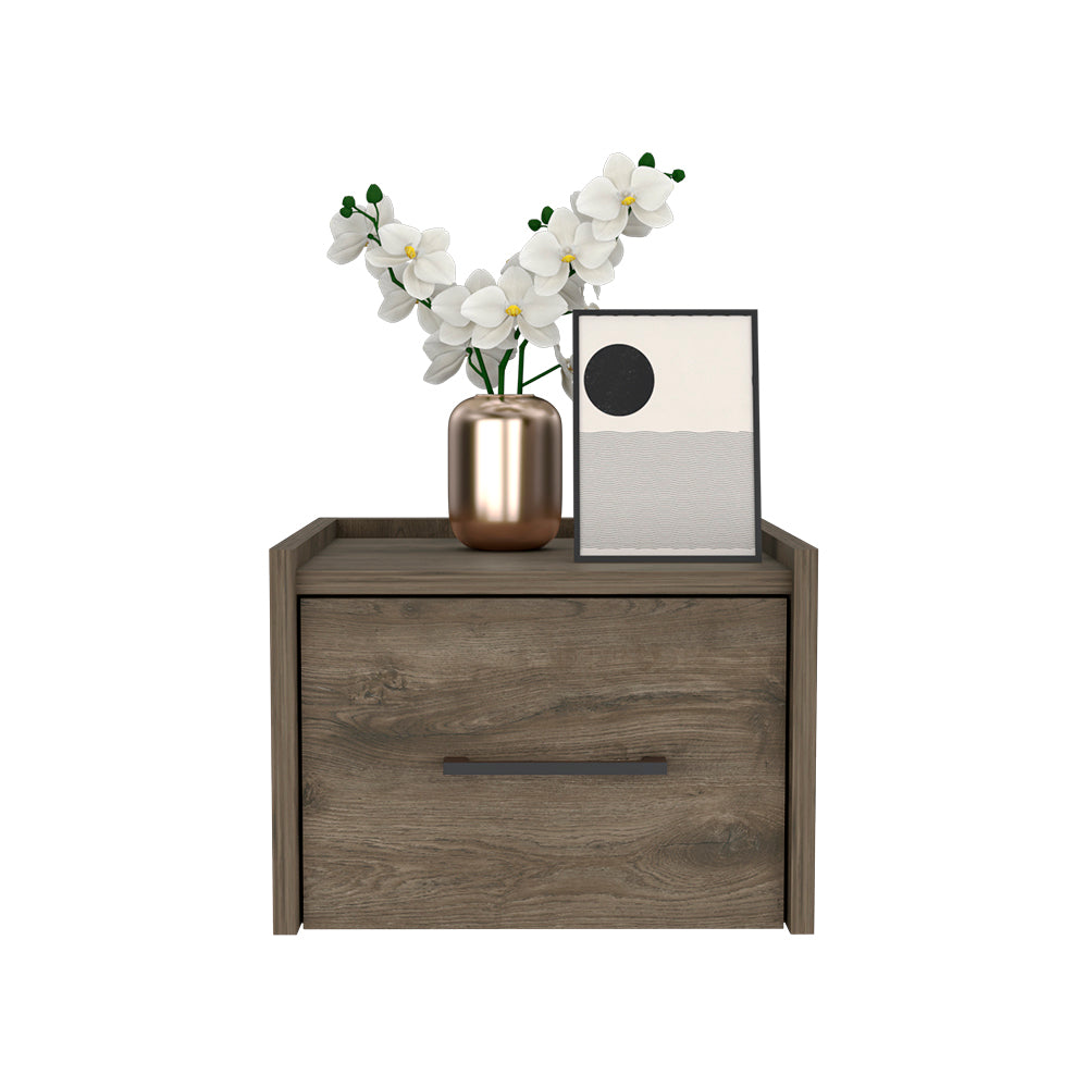 Calion Floating Nightstand - Dark Brown-American Furniture Outlet