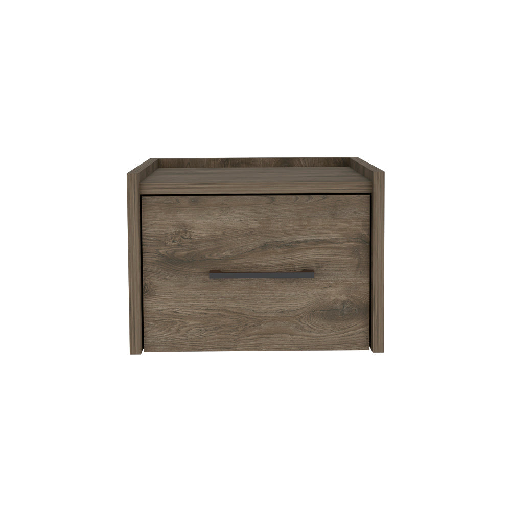 Calion Floating Nightstand - Dark Brown-American Furniture Outlet