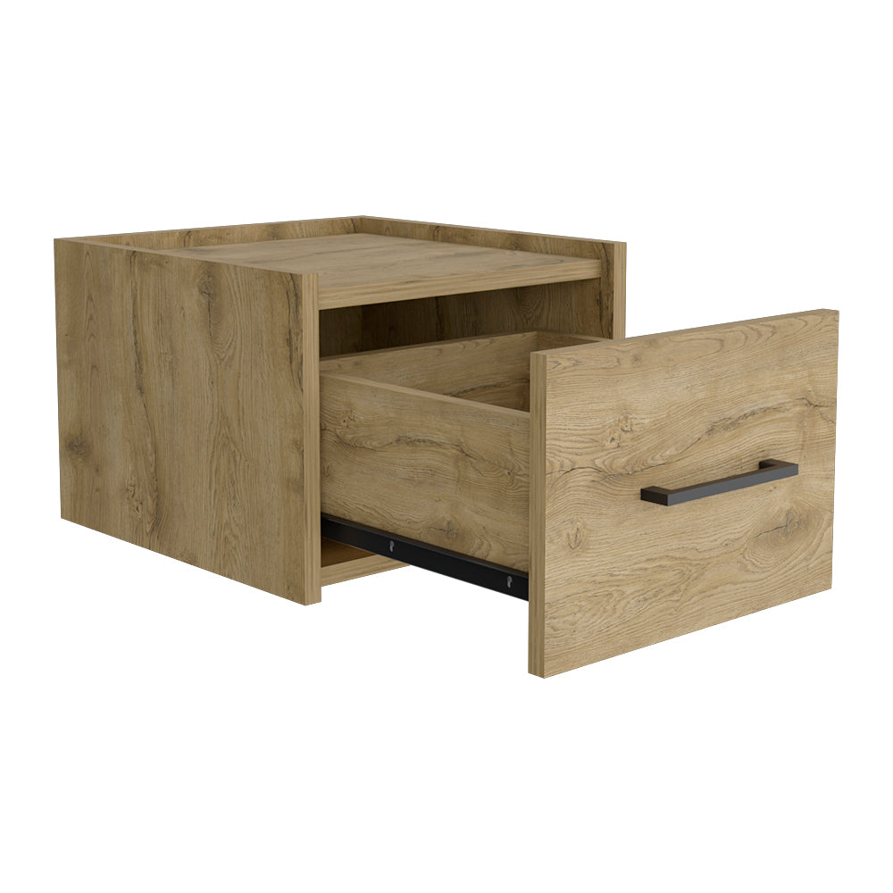 Calion Floating Nightstand - Macadamia (Under 70 characters)-American Furniture Outlet