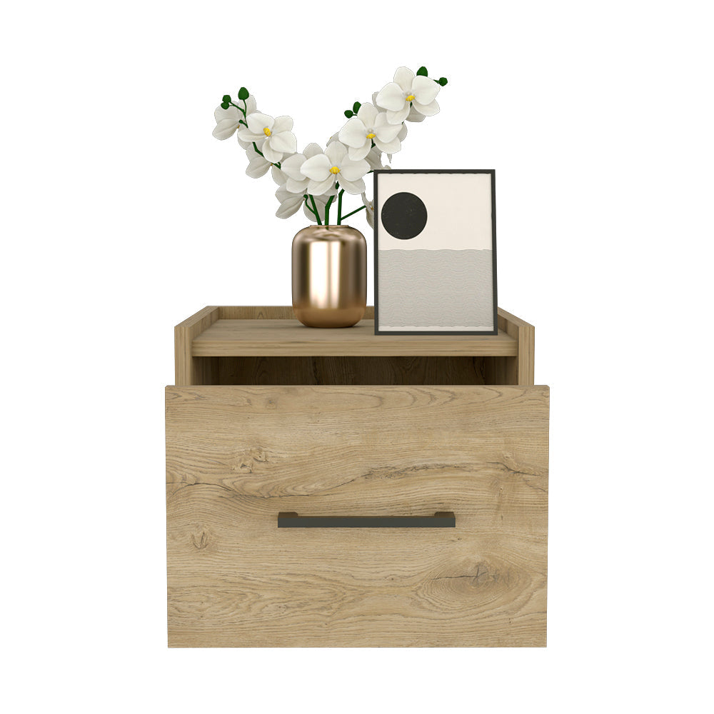 Calion Floating Nightstand - Macadamia (Under 70 characters)-American Furniture Outlet