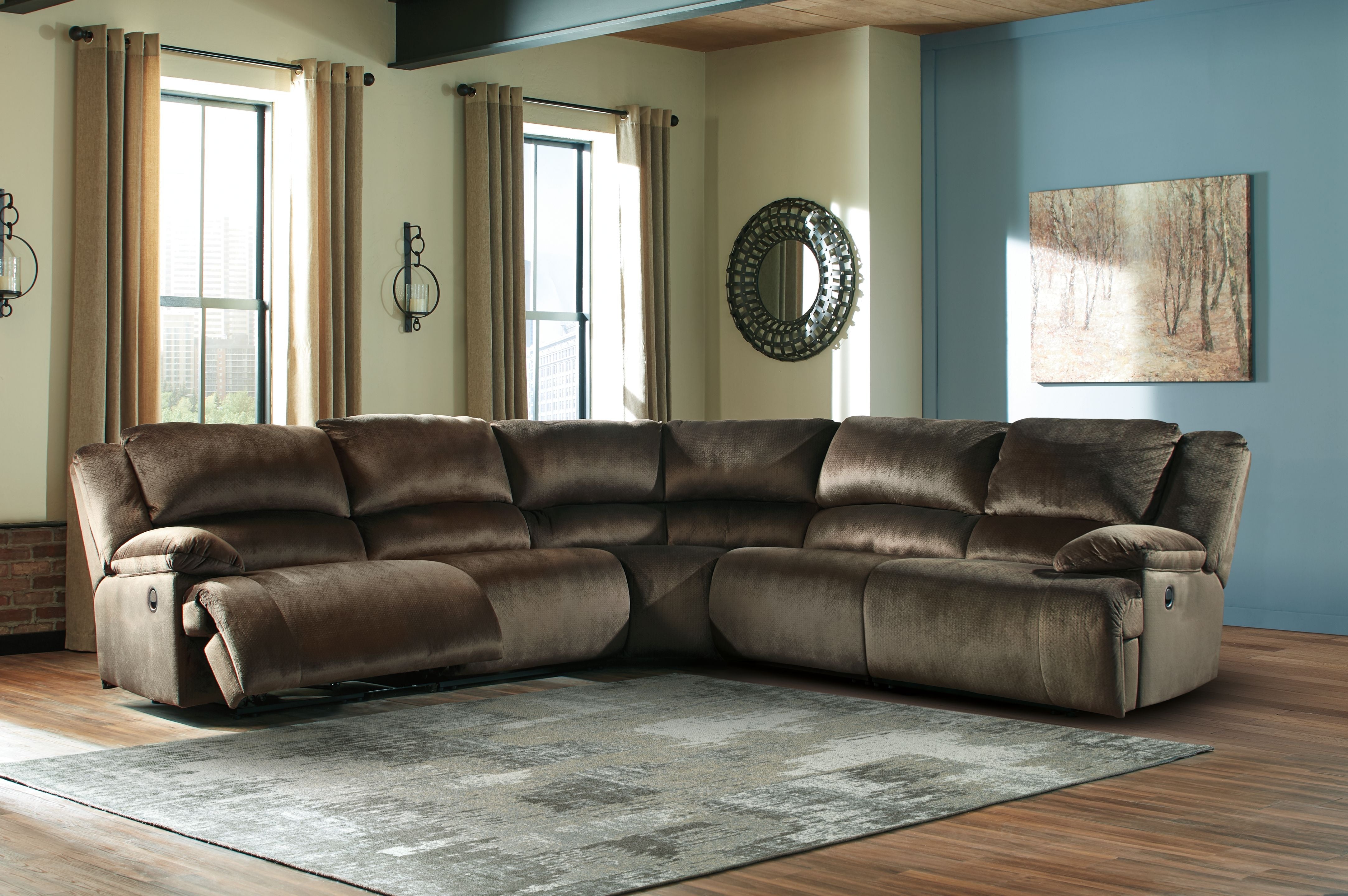 Clonmel Reclining Sectional-Signature Design by Ashley®-American Furniture Outlet