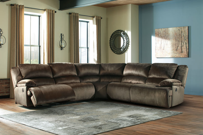 Clonmel Reclining Sectional-Signature Design by Ashley®-American Furniture Outlet