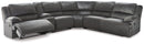 Clonmel Reclining Sectional-Signature Design by Ashley®-American Furniture Outlet