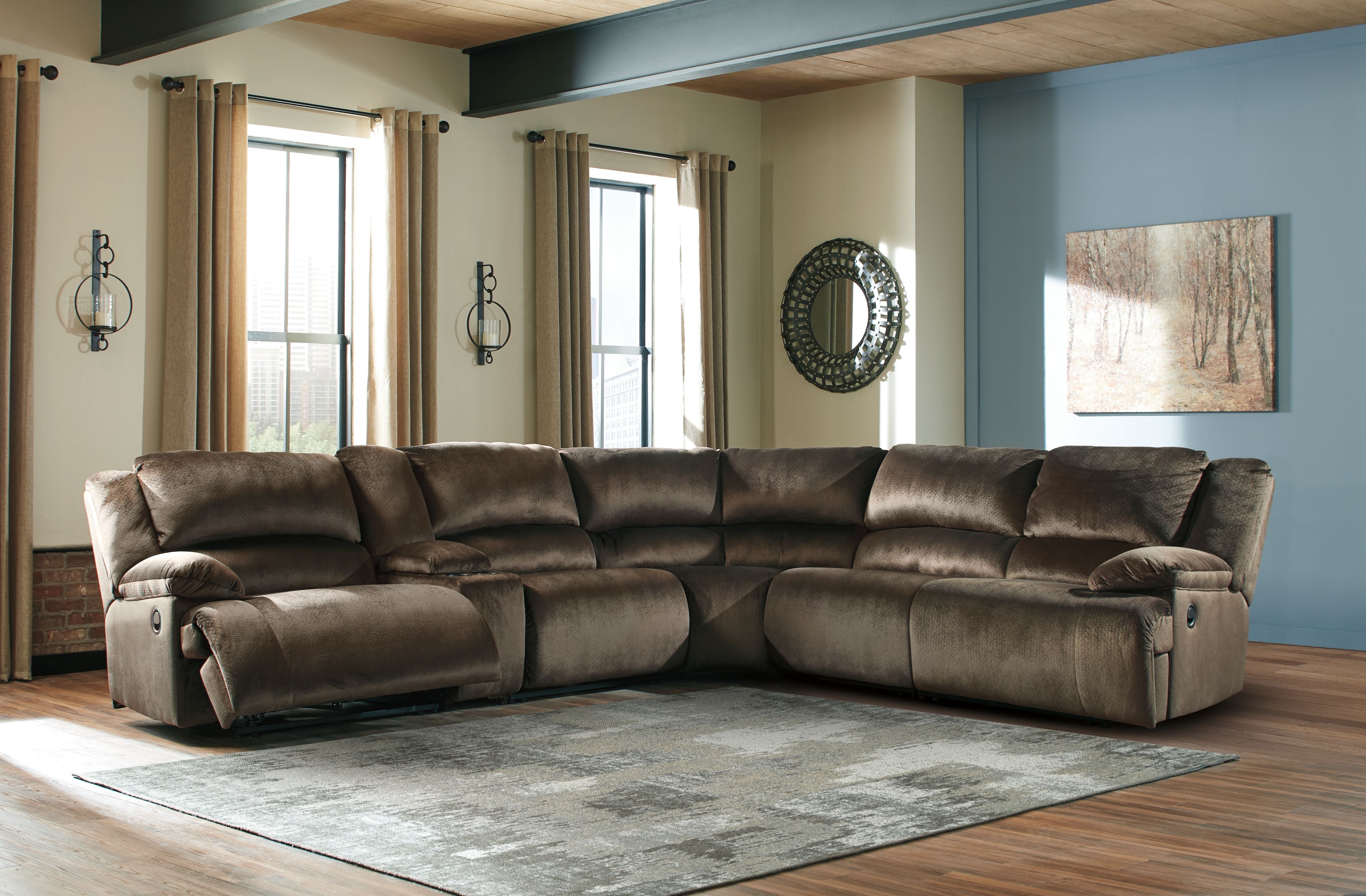 Clonmel Reclining Sectional-Signature Design by Ashley®-American Furniture Outlet