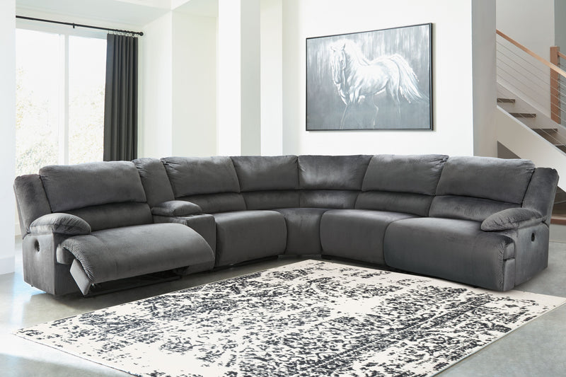 Clonmel Reclining Sectional-Signature Design by Ashley®-American Furniture Outlet