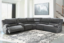 Clonmel Reclining Sectional-Signature Design by Ashley®-American Furniture Outlet