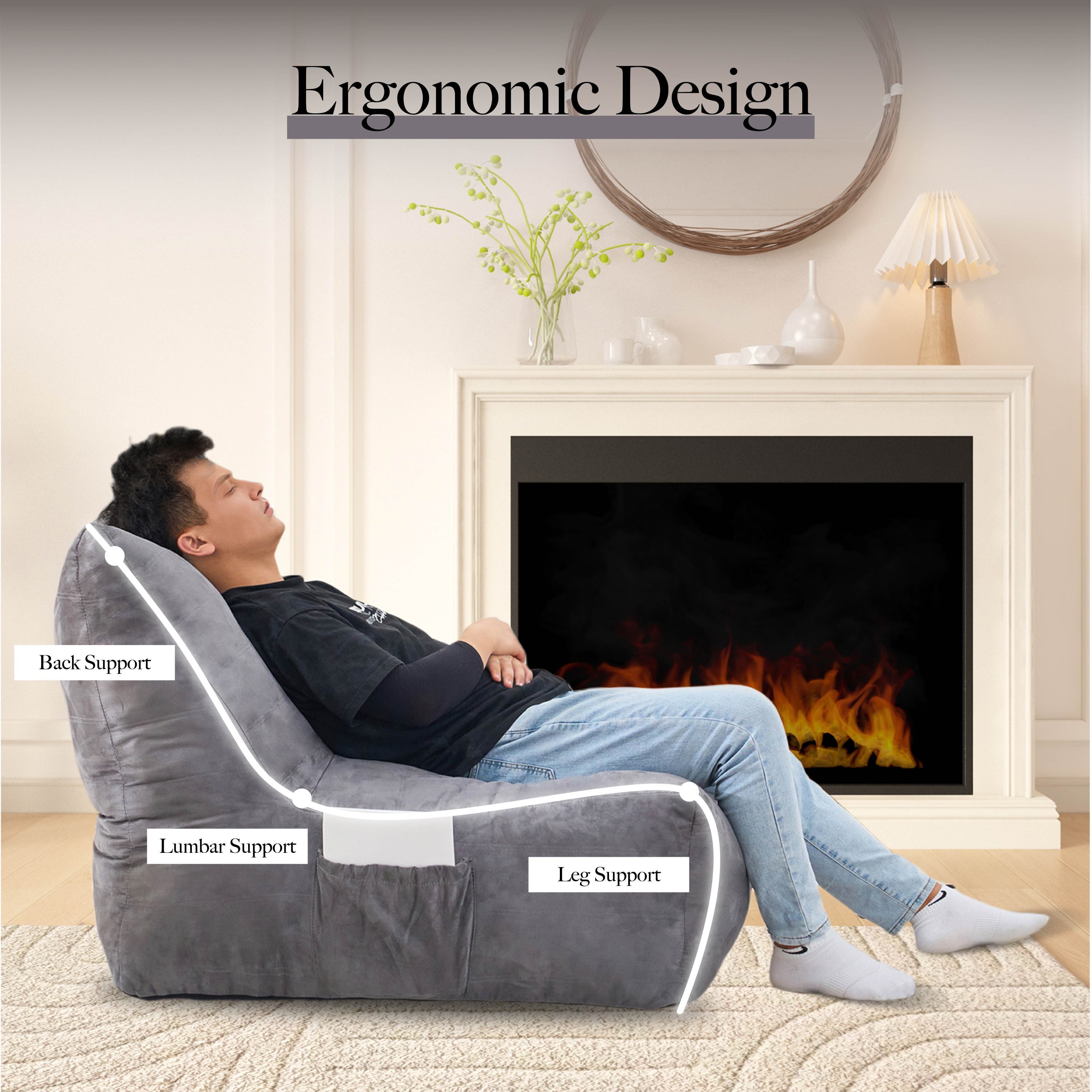 Cozy Bean Bag Chair | Lazy Sofa Lounger-American Furniture Outlet