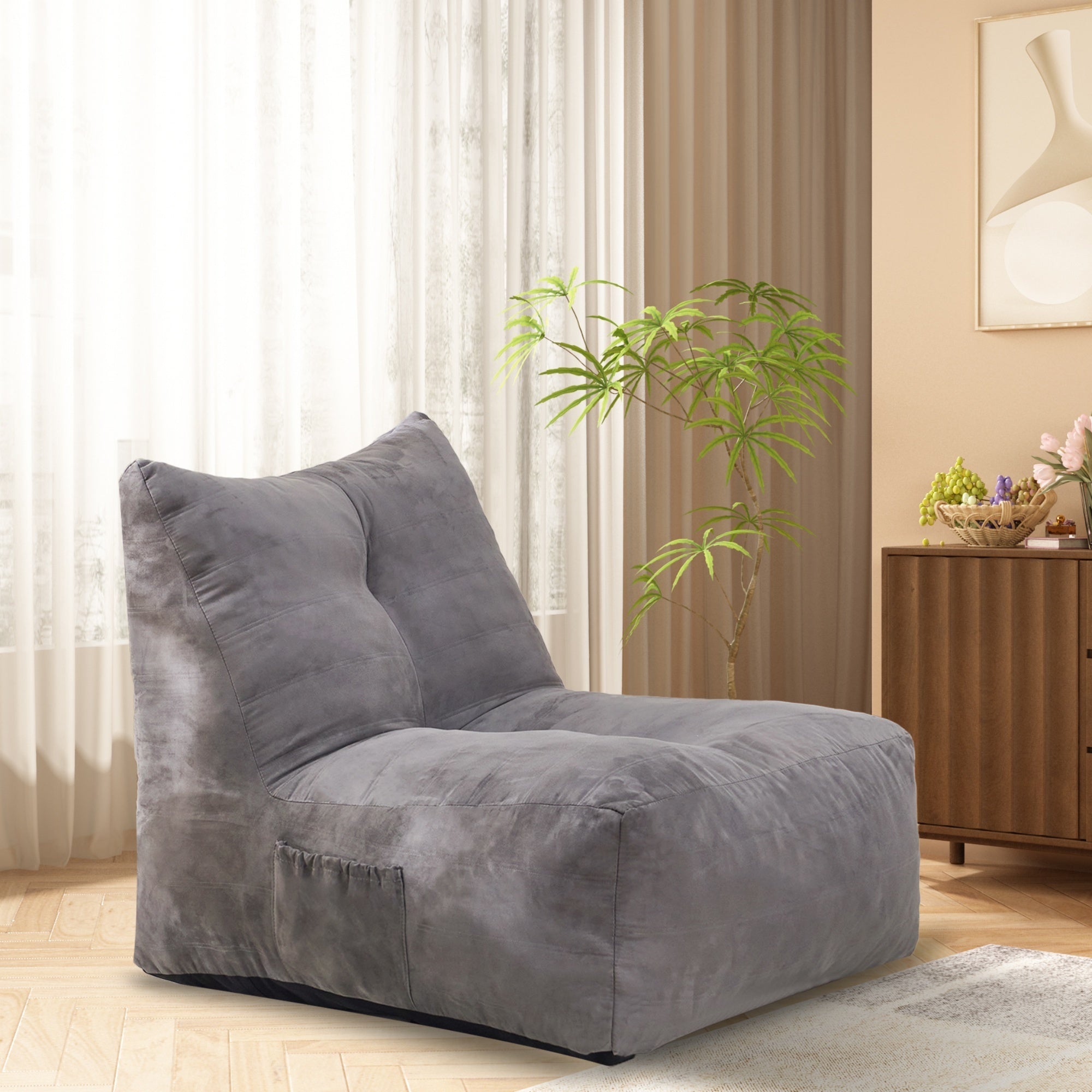 Cozy Bean Bag Chair | Lazy Sofa Lounger-American Furniture Outlet