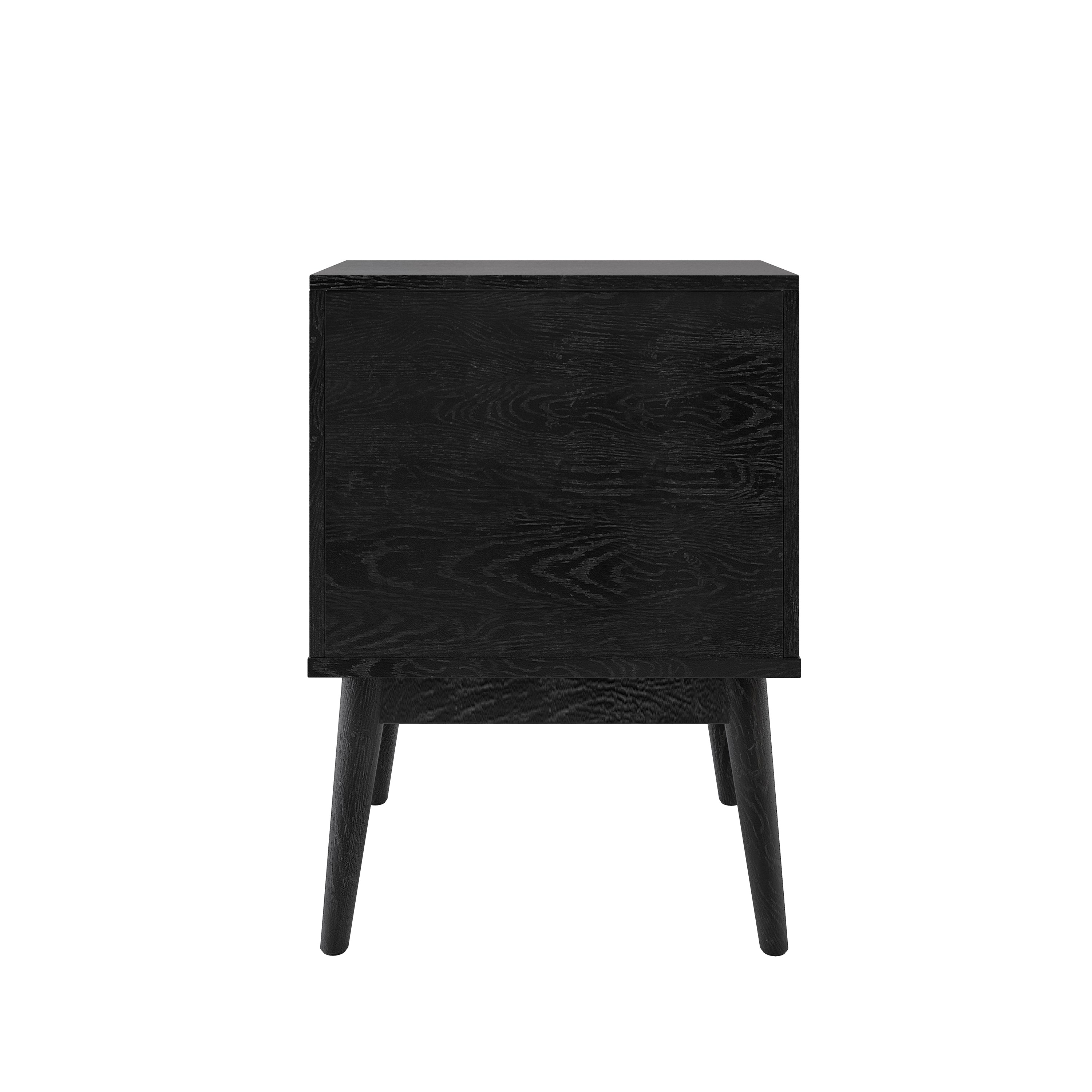 DISA 1-Drawer Nightstand - Modern Bedside Table-American Furniture Outlet