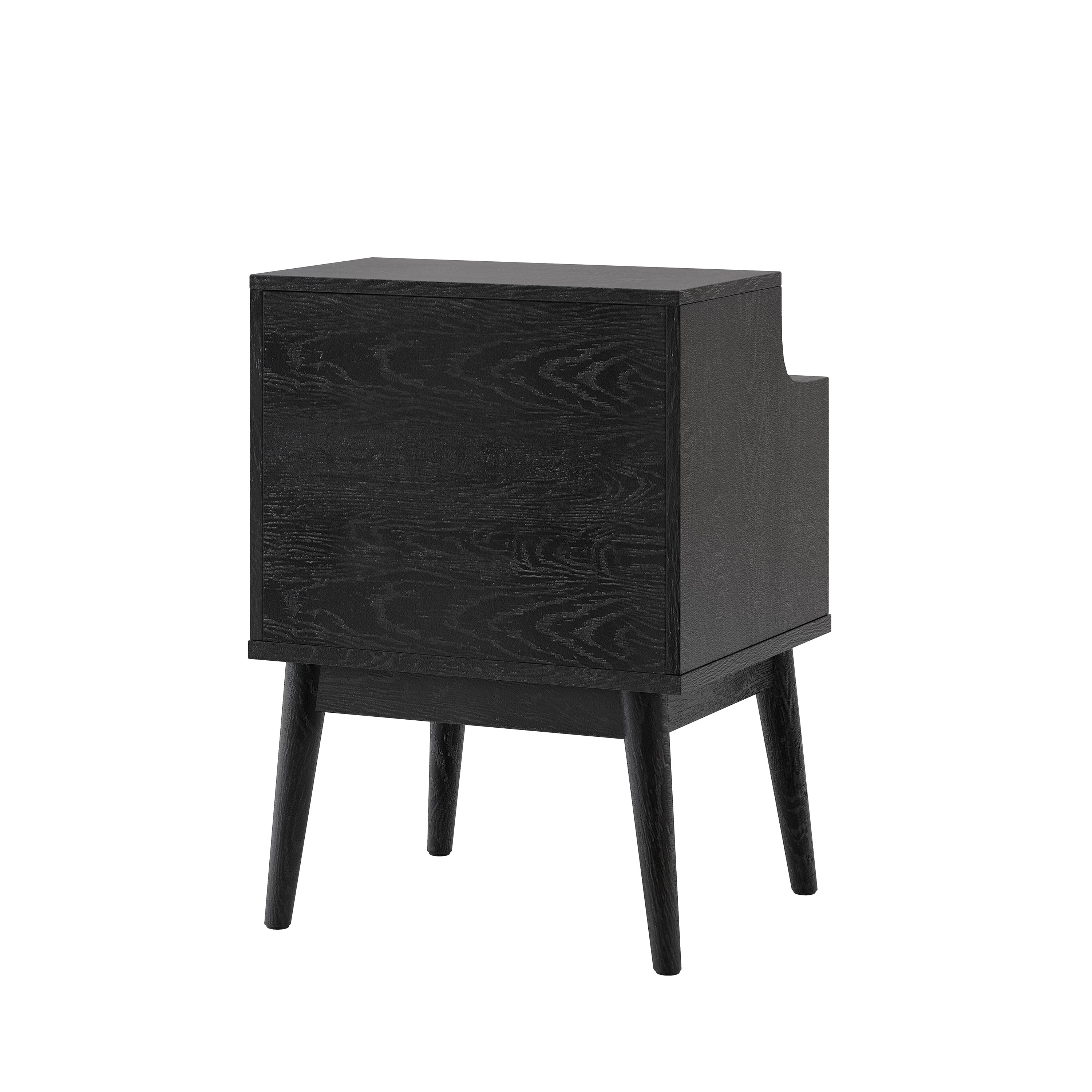 DISA 1-Drawer Nightstand - Modern Bedside Table-American Furniture Outlet