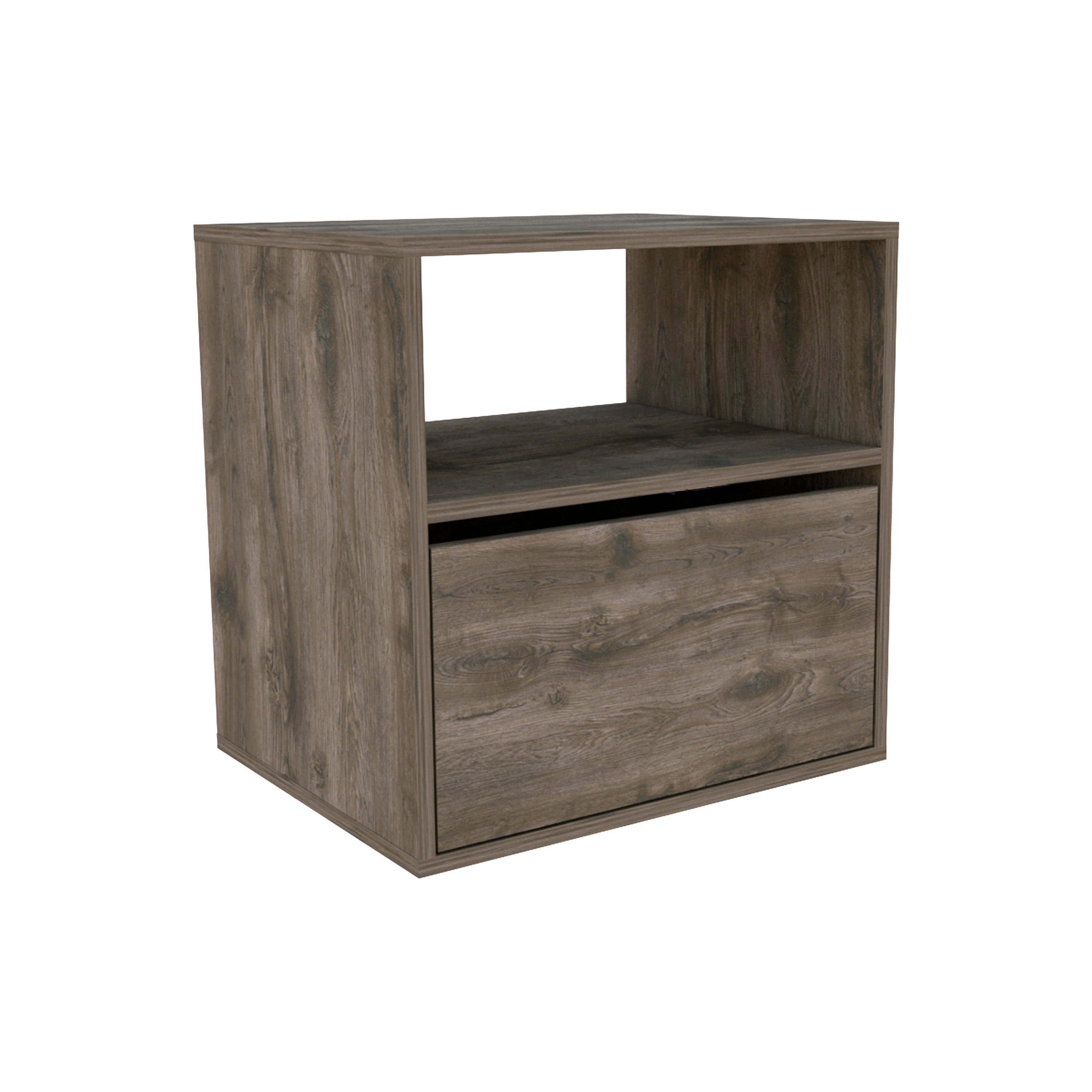 Dark Brown Nightstand w/ O-American Furniture Outlet