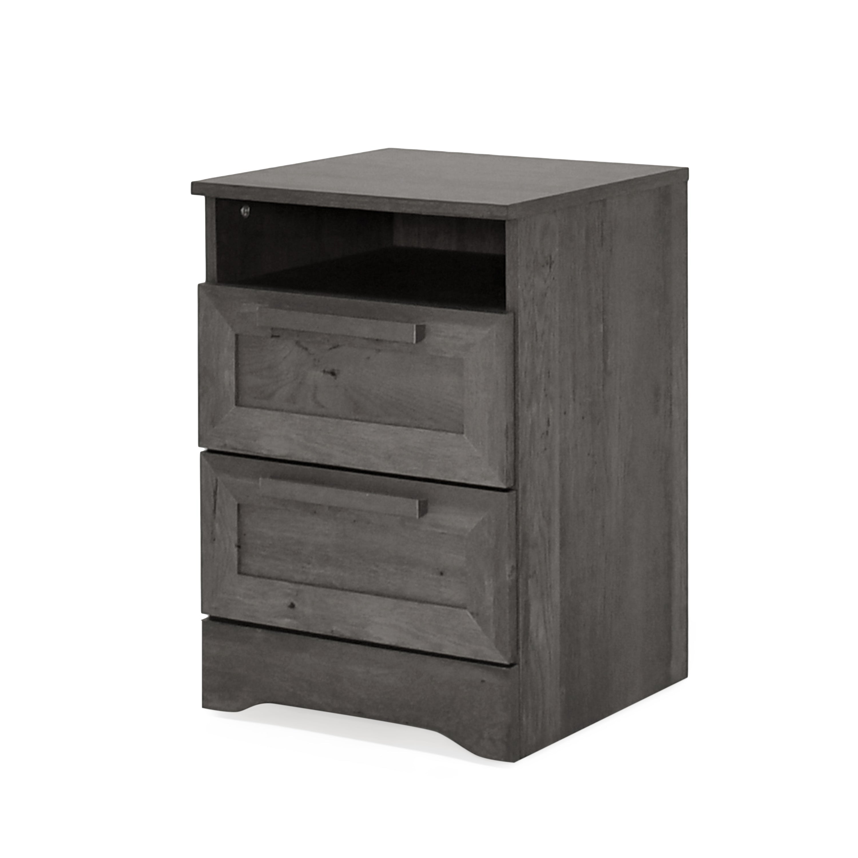 Delaney 2-Drawer Nightstand Gray-American Furniture Outlet