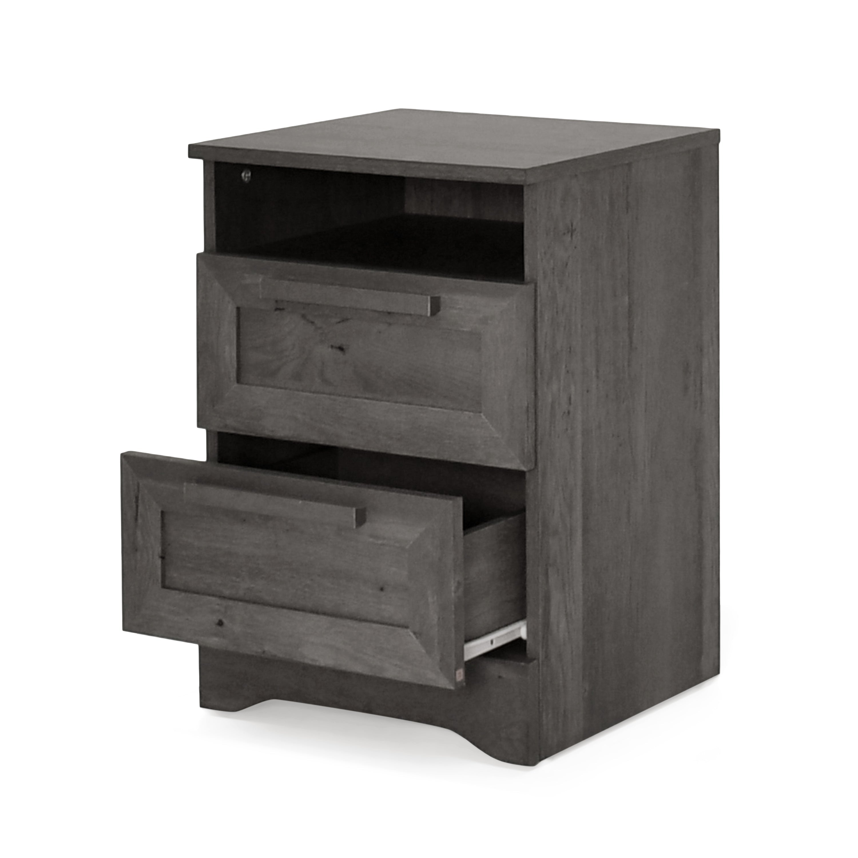 Delaney 2-Drawer Nightstand Gray-American Furniture Outlet