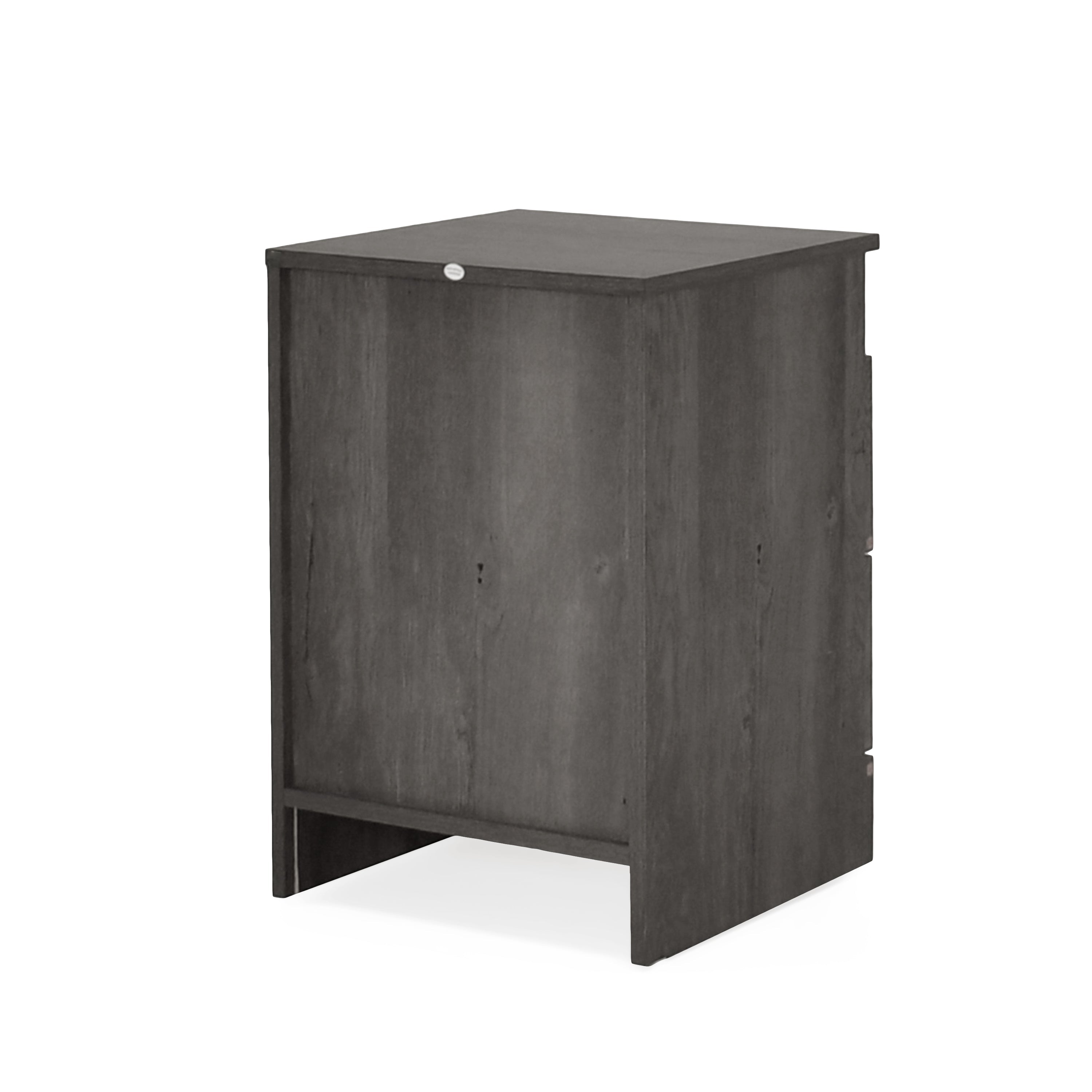 Delaney 2-Drawer Nightstand Gray-American Furniture Outlet