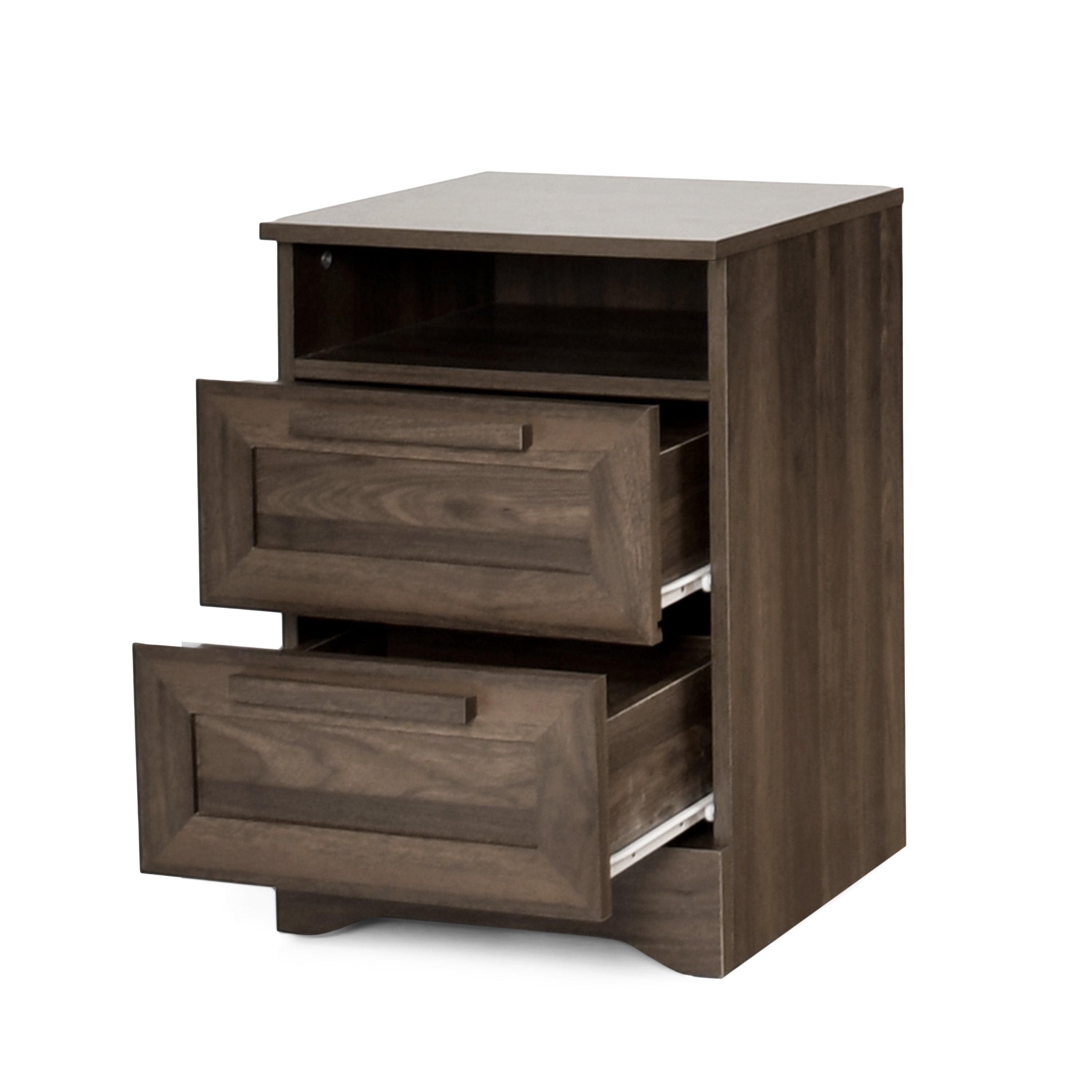 Delaney 2-Drawer Nightstand - Modern Bedside Table-American Furniture Outlet