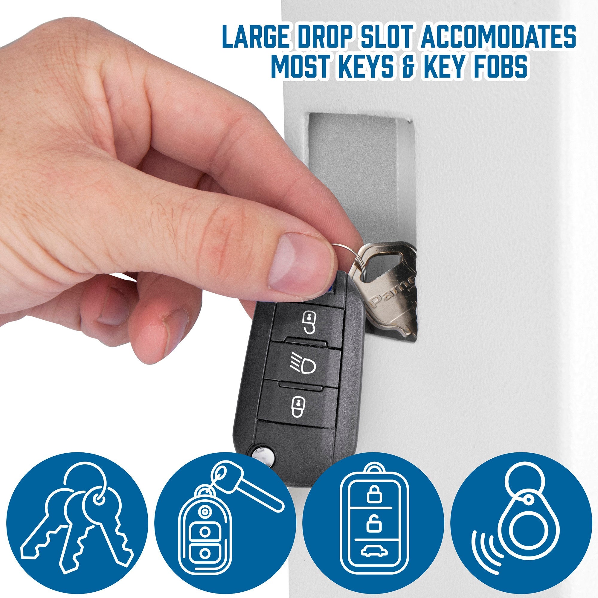 Digital Key Cabinet | 144 Key Safe Box-American Furniture Outlet