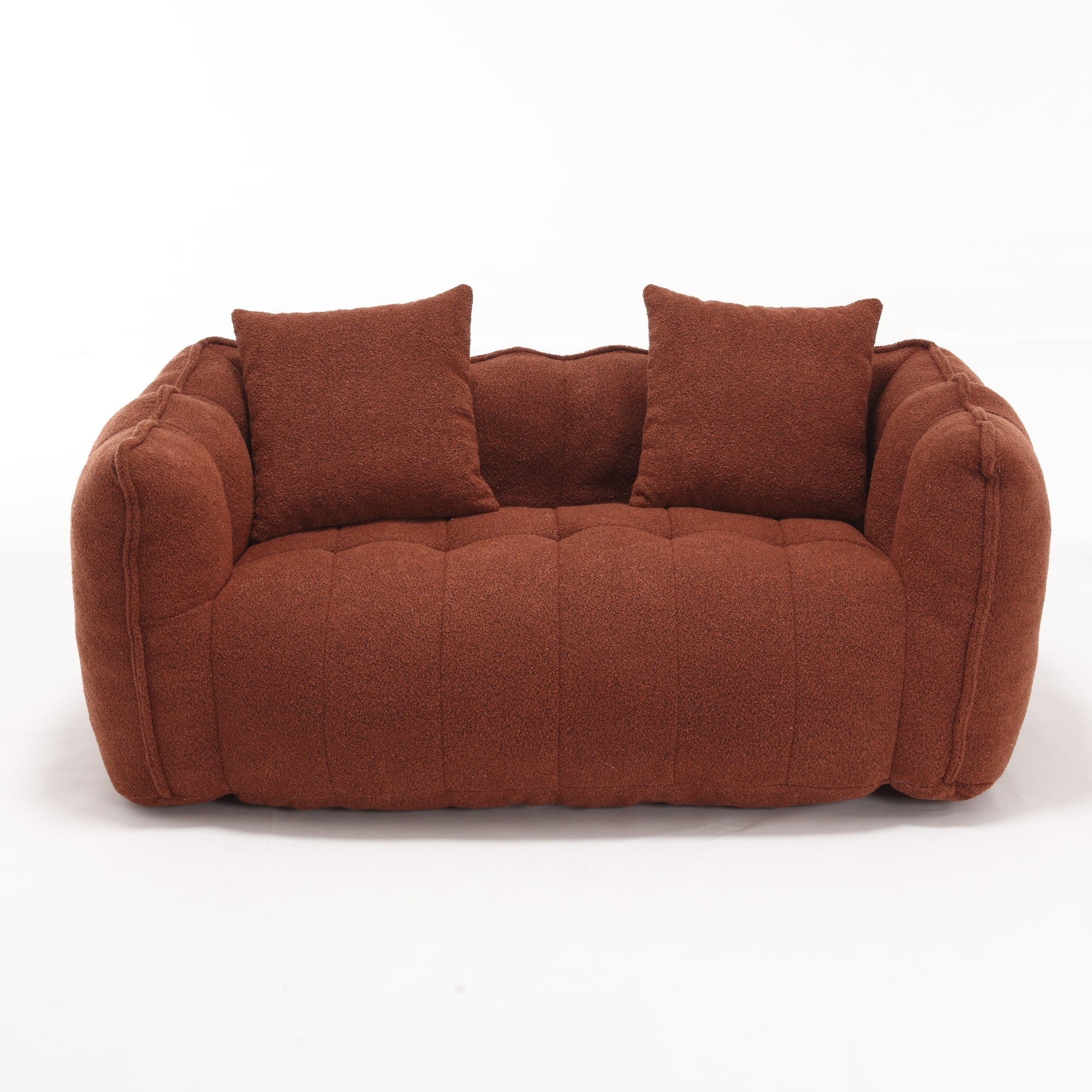 Double Bean Bag Chair - Square Sofa Recliner-American Furniture Outlet