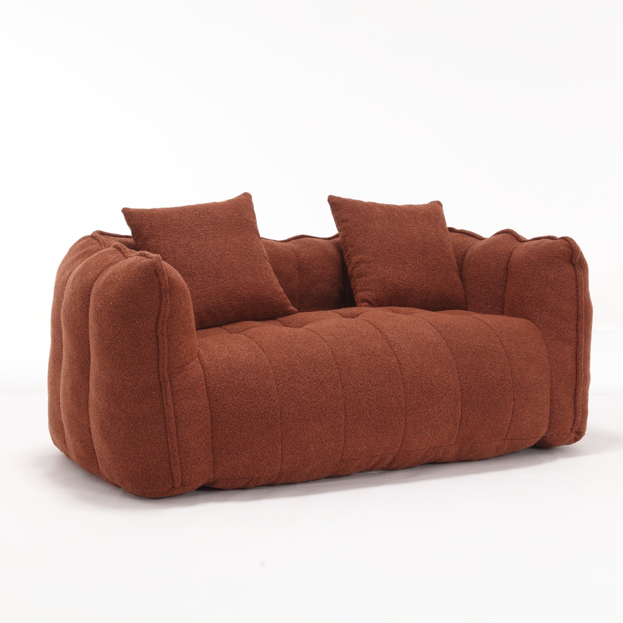 Double Bean Bag Chair - Square Sofa Recliner-American Furniture Outlet