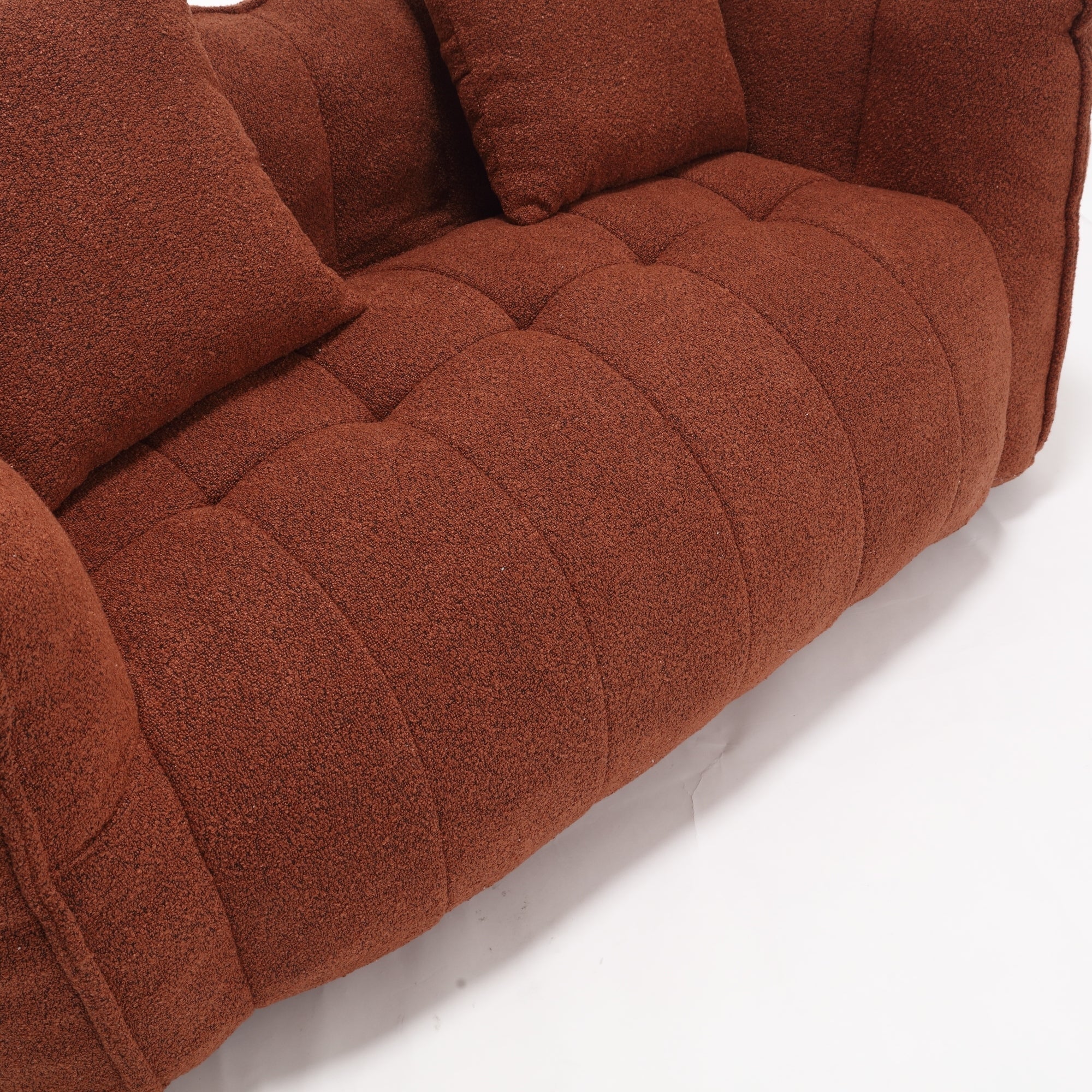 Double Bean Bag Chair - Square Sofa Recliner-American Furniture Outlet