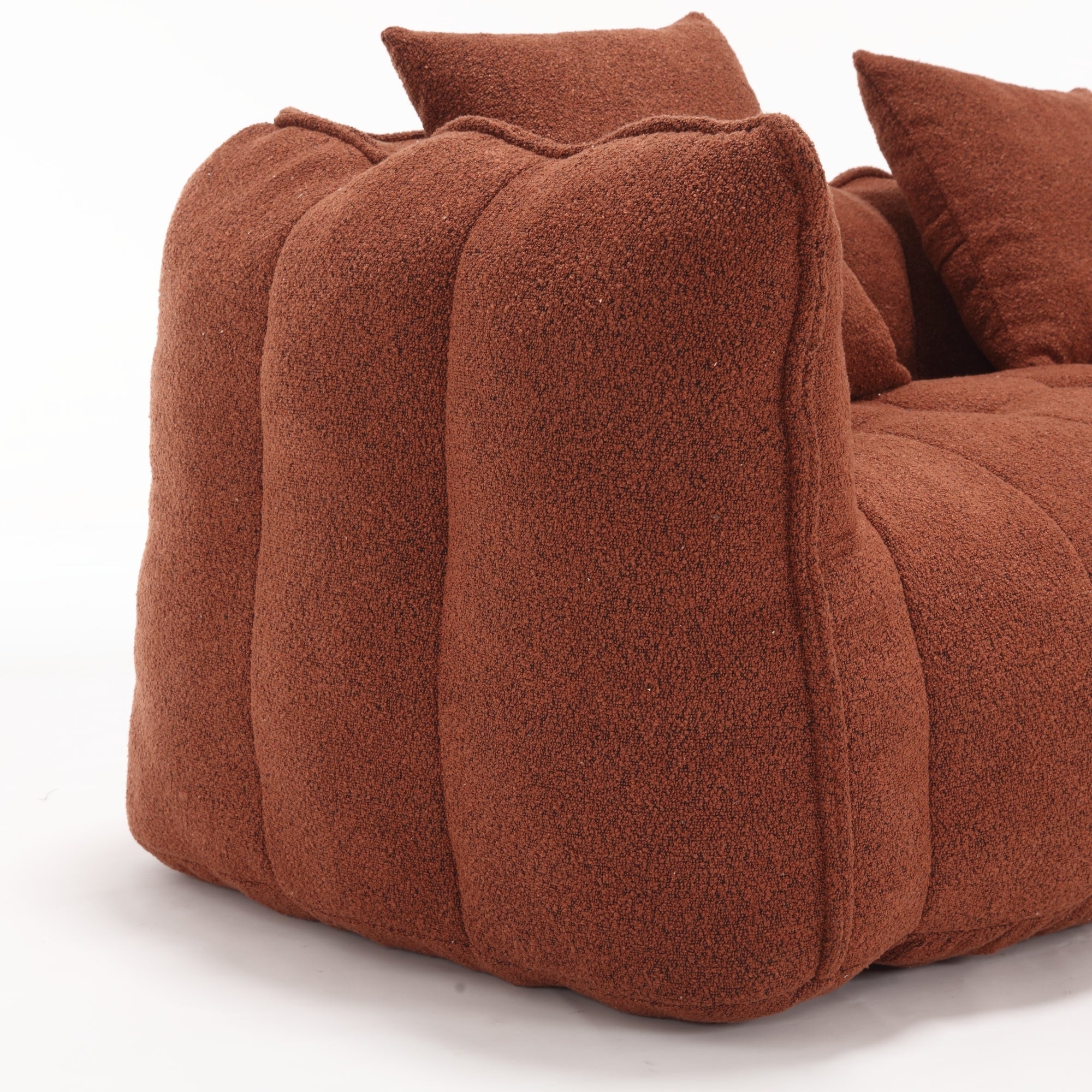 Double Bean Bag Chair - Square Sofa Recliner-American Furniture Outlet