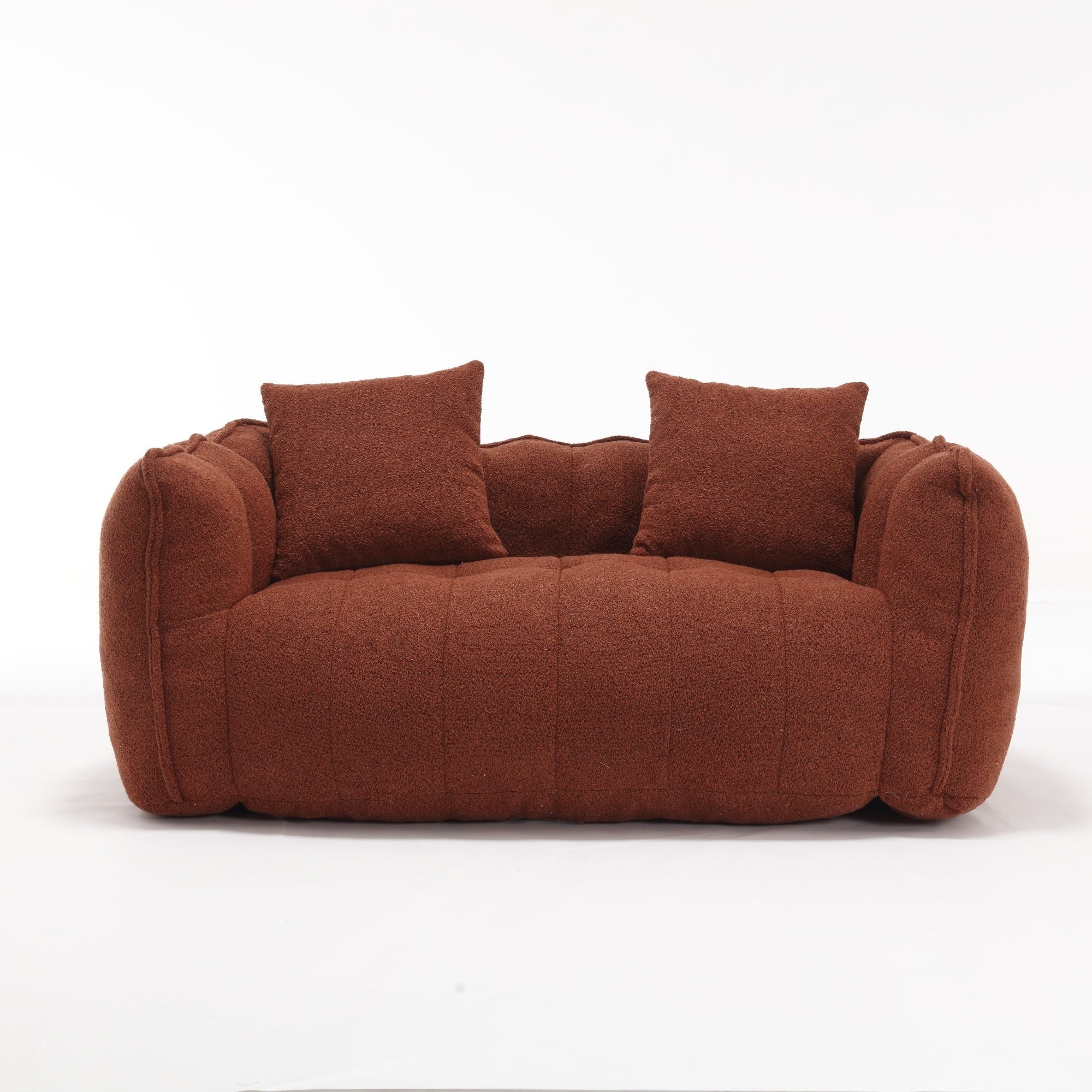 Double Bean Bag Chair - Square Sofa Recliner-American Furniture Outlet