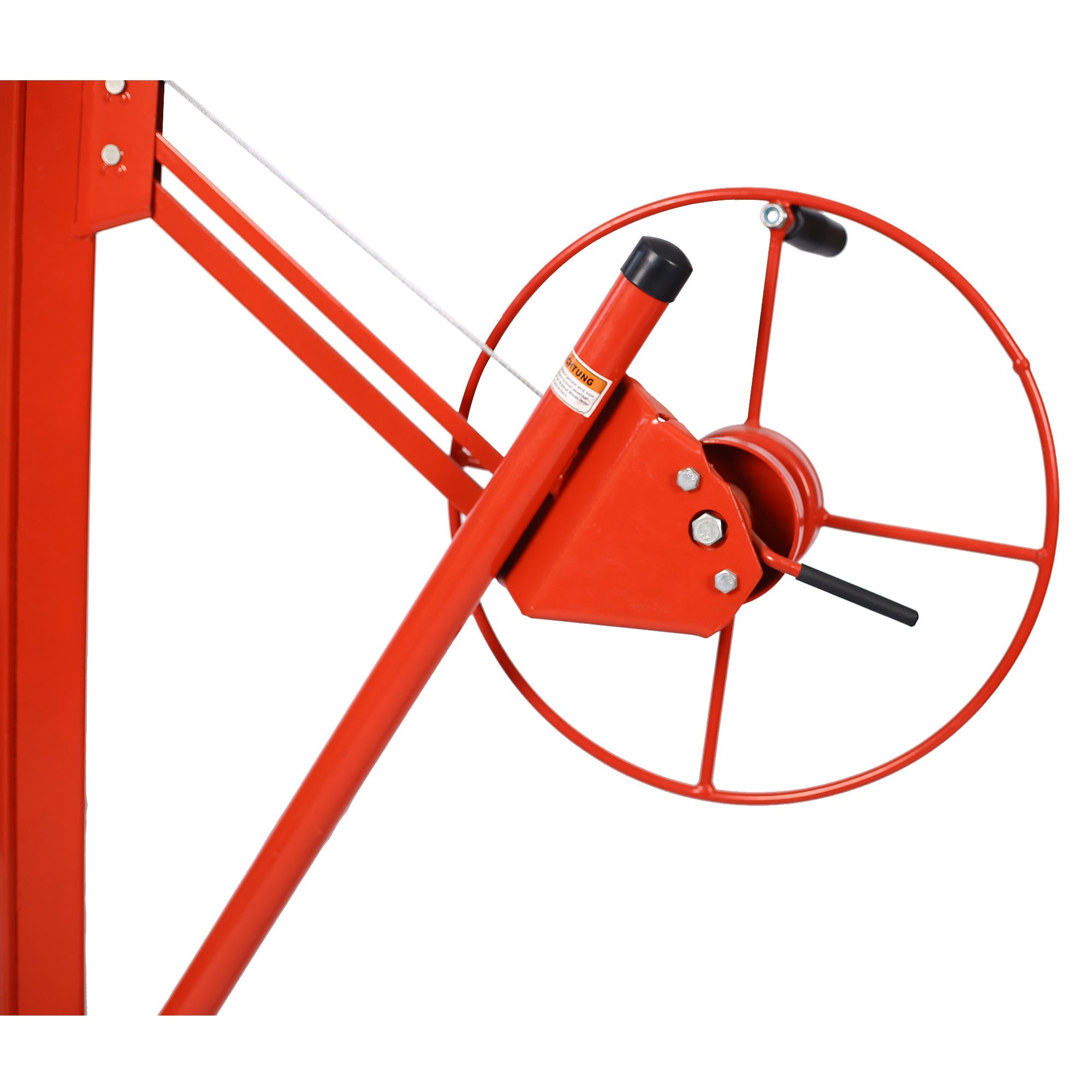 Drywall Lift Panel 11' Lift Drywall Panel Hoist Jack Lifter | Red | Convenient Solution for Drywall Installation-American Furniture Outlet