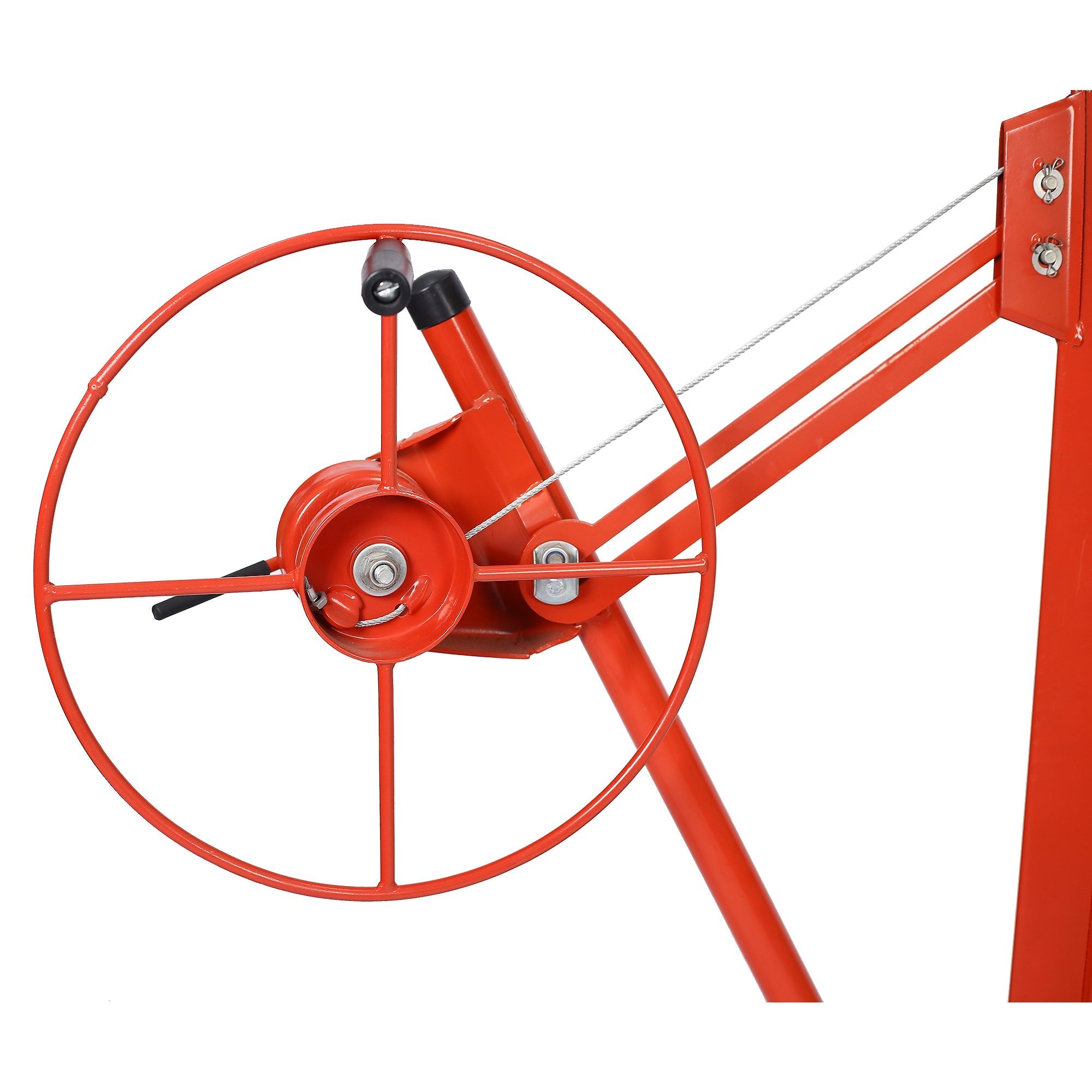 Drywall Lift Panel 11' Lift Drywall Panel Hoist Jack Lifter | Red | Convenient Solution for Drywall Installation-American Furniture Outlet