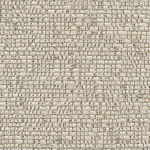 Woven upholstery fabric swatch, cream and light tan textured pattern