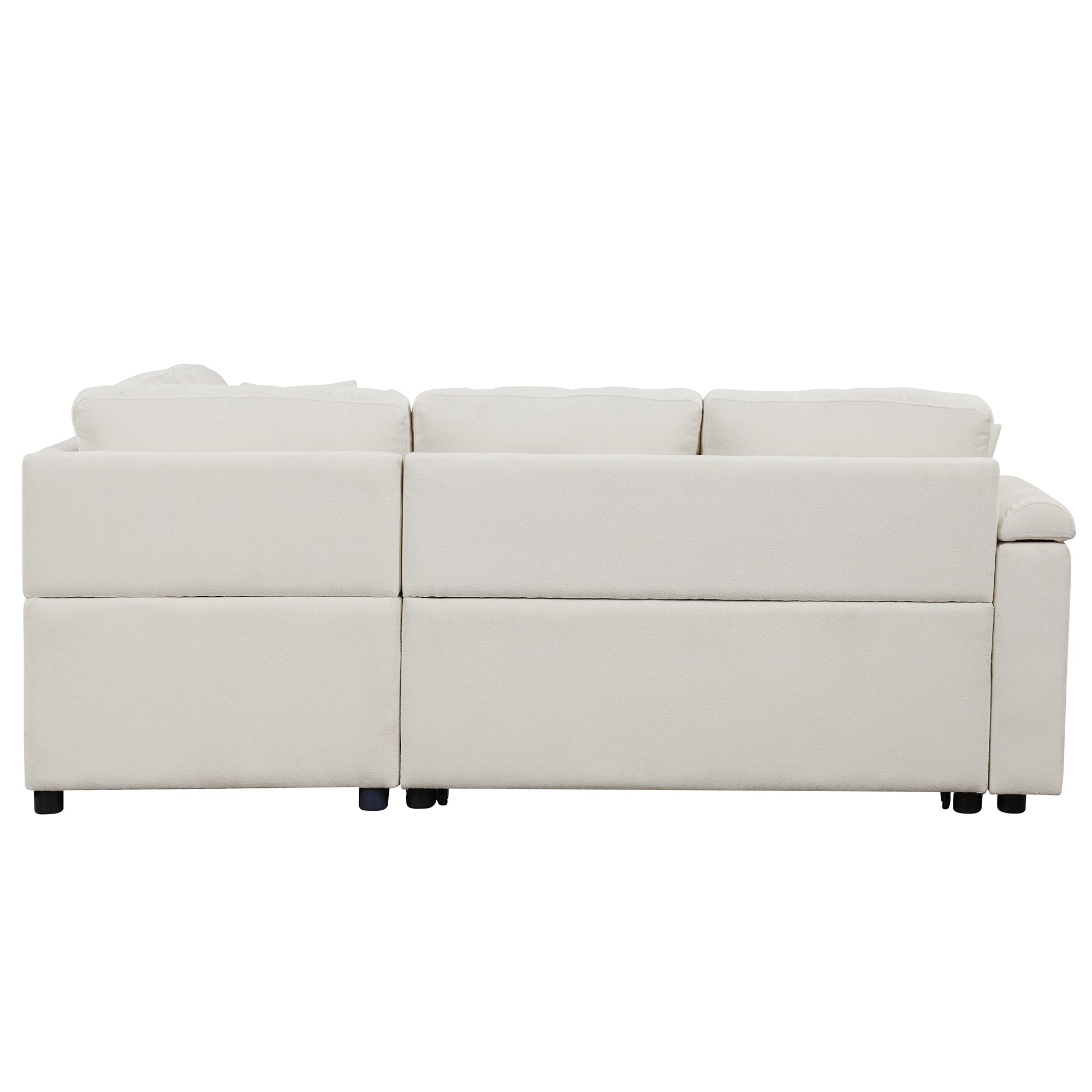 Element - Boucle Sleeper Sectional-American Furniture Outlet