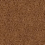Brown leather upholstery close-up with crosshatch grain texture