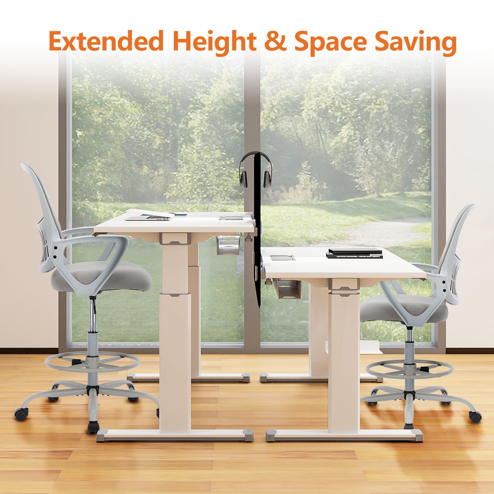 Ergonomic Drafting Chair-American Furniture Outlet