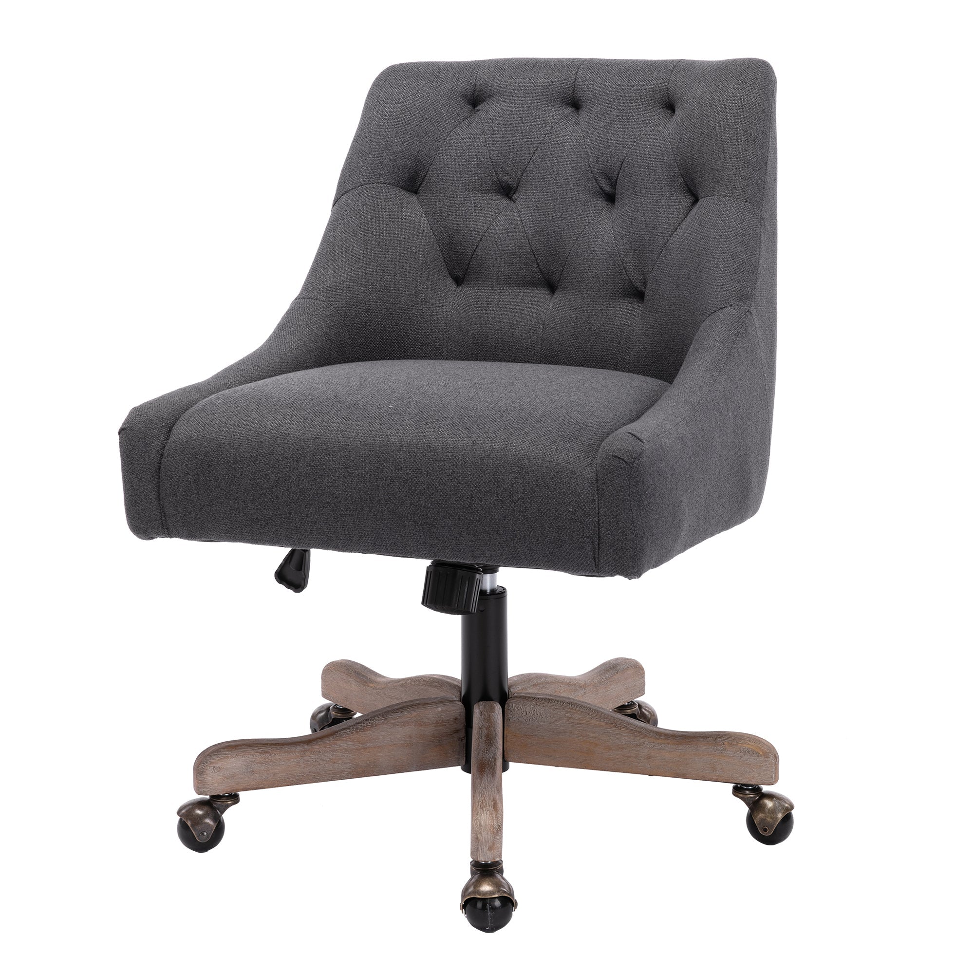 Ergonomic Linen Office Chair-American Furniture Outlet