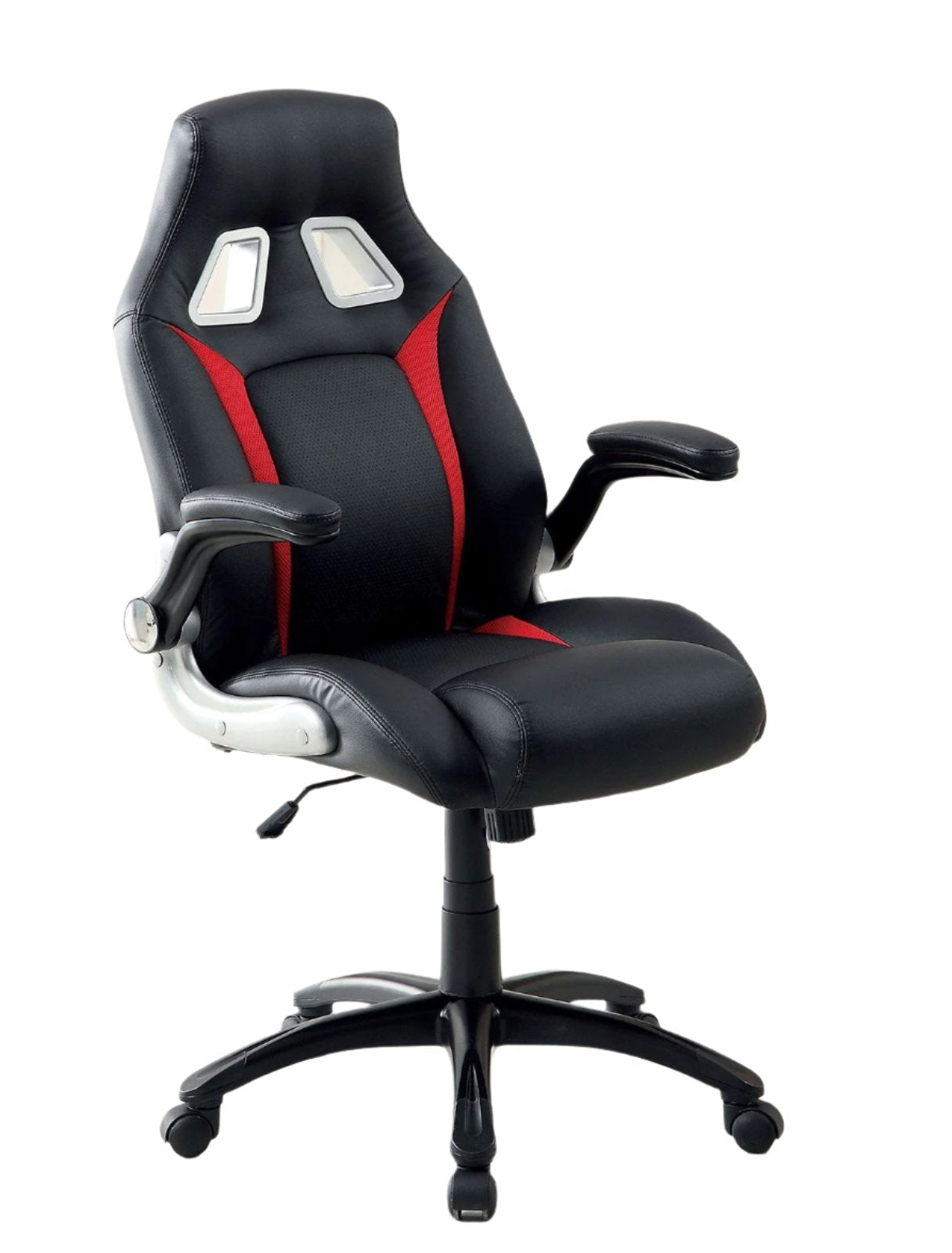 Ergonomic Office Chair - Black & Red-American Furniture Outlet