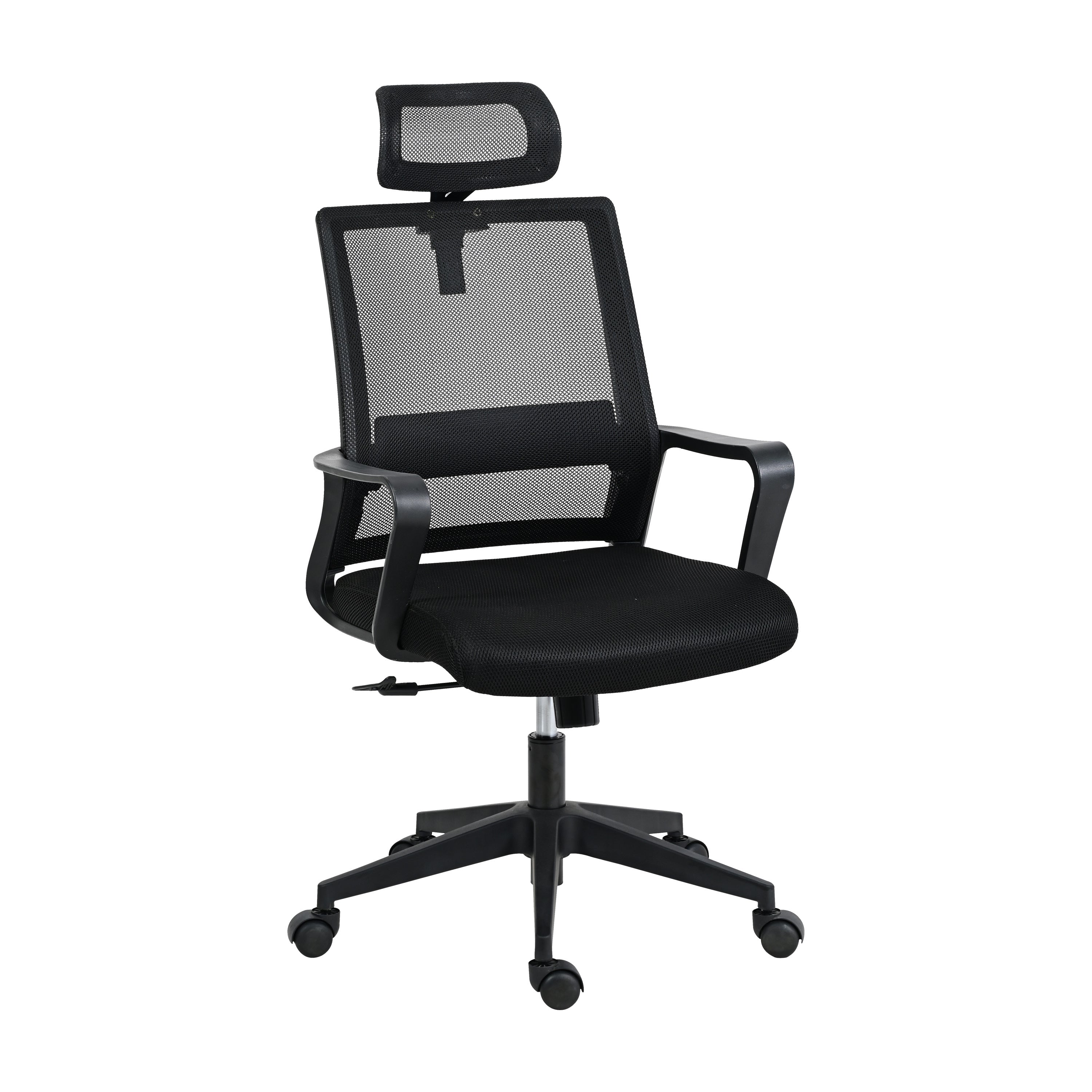 Ergonomic Office Chair with Lumbar Support & Headrest-American Furniture Outlet